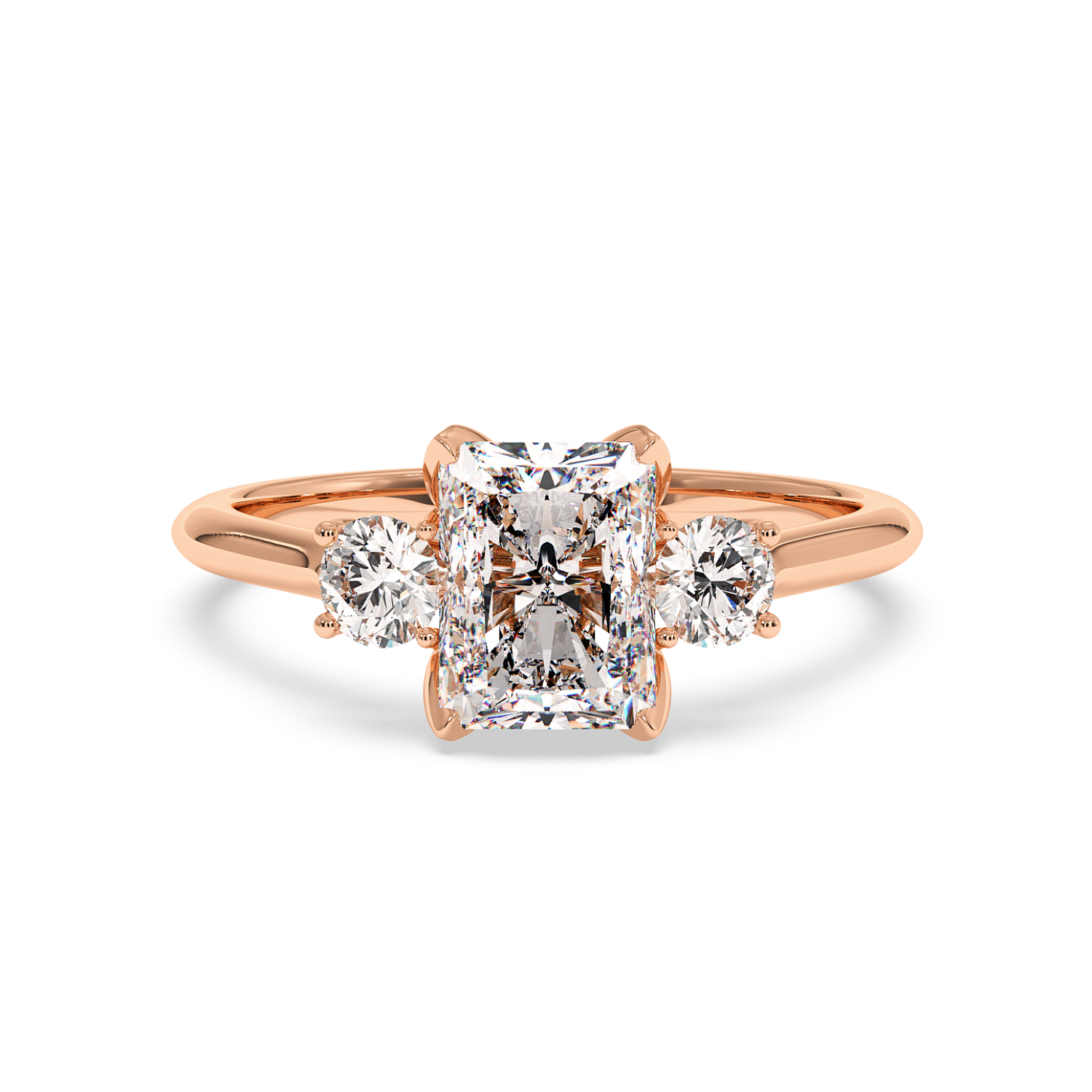 18K Rose Gold Dolce Engagement Ring