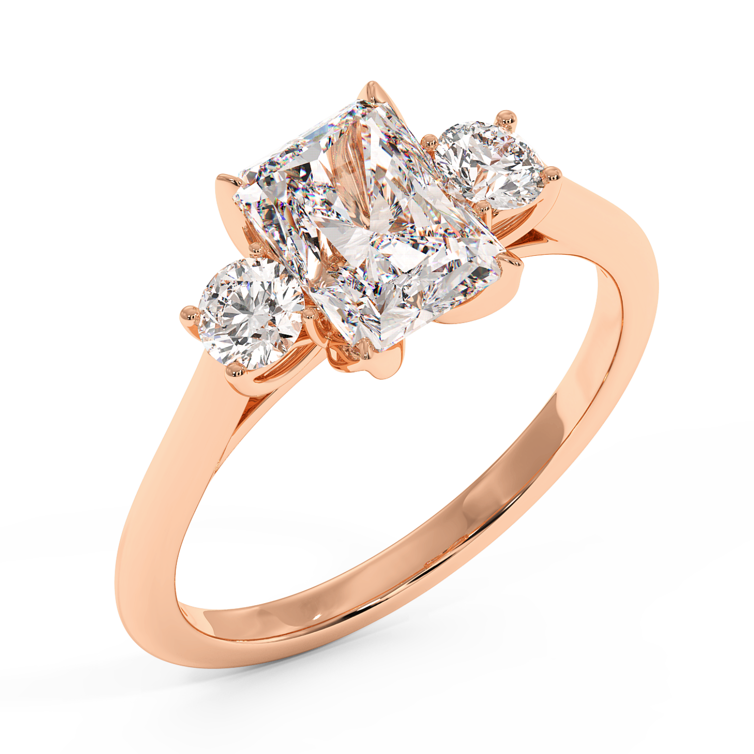 18K Rose Gold Dolce Engagement Ring