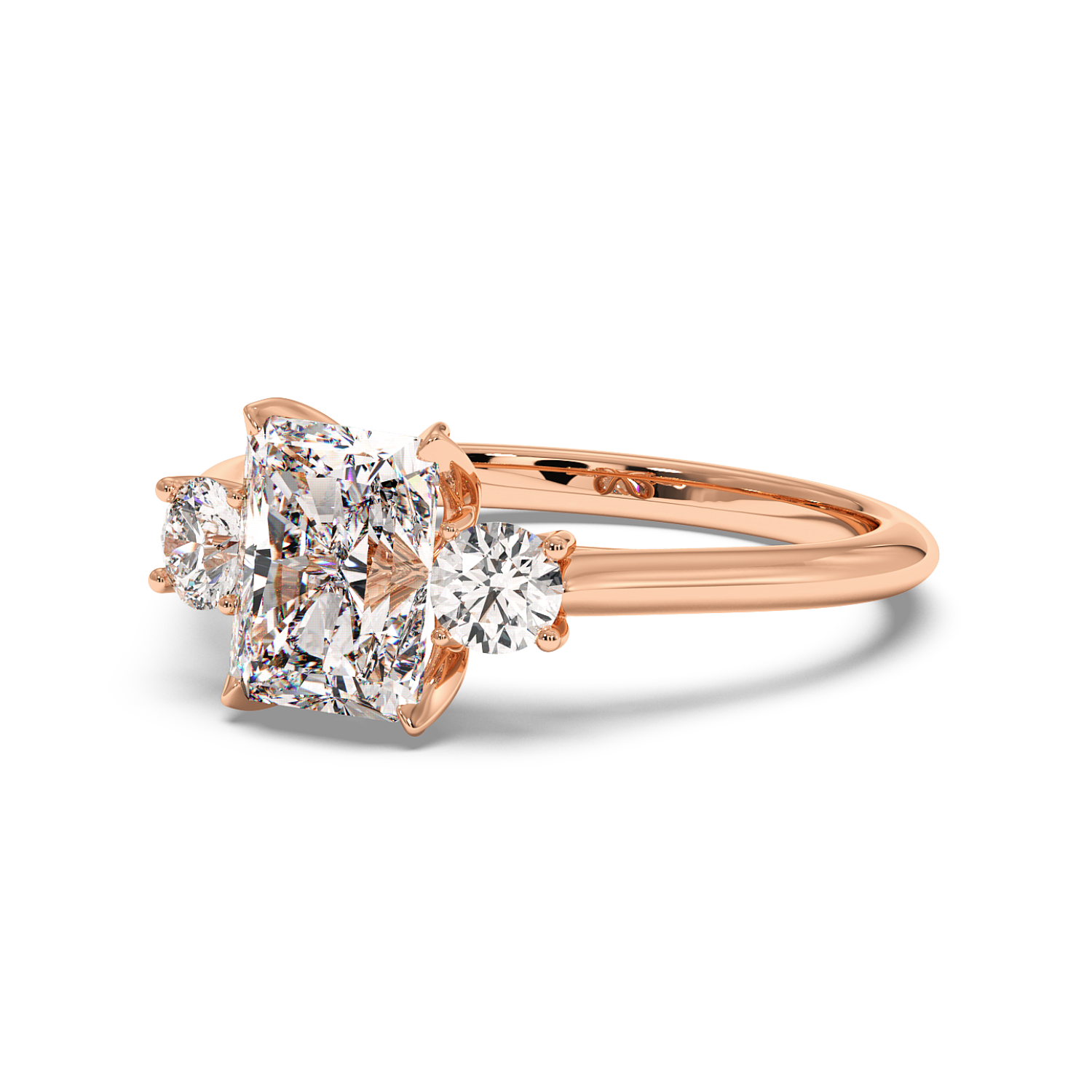 18K Rose Gold Dolce Engagement Ring