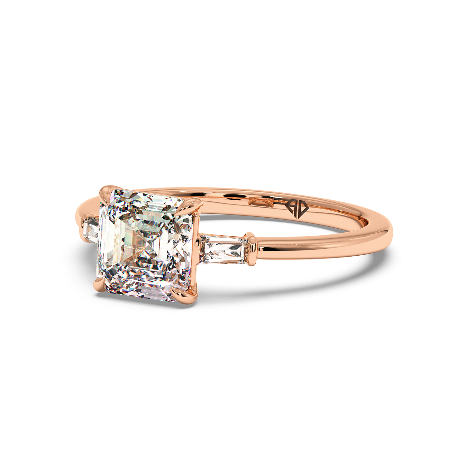 18K Rose Gold Quinn Engagement Ring
