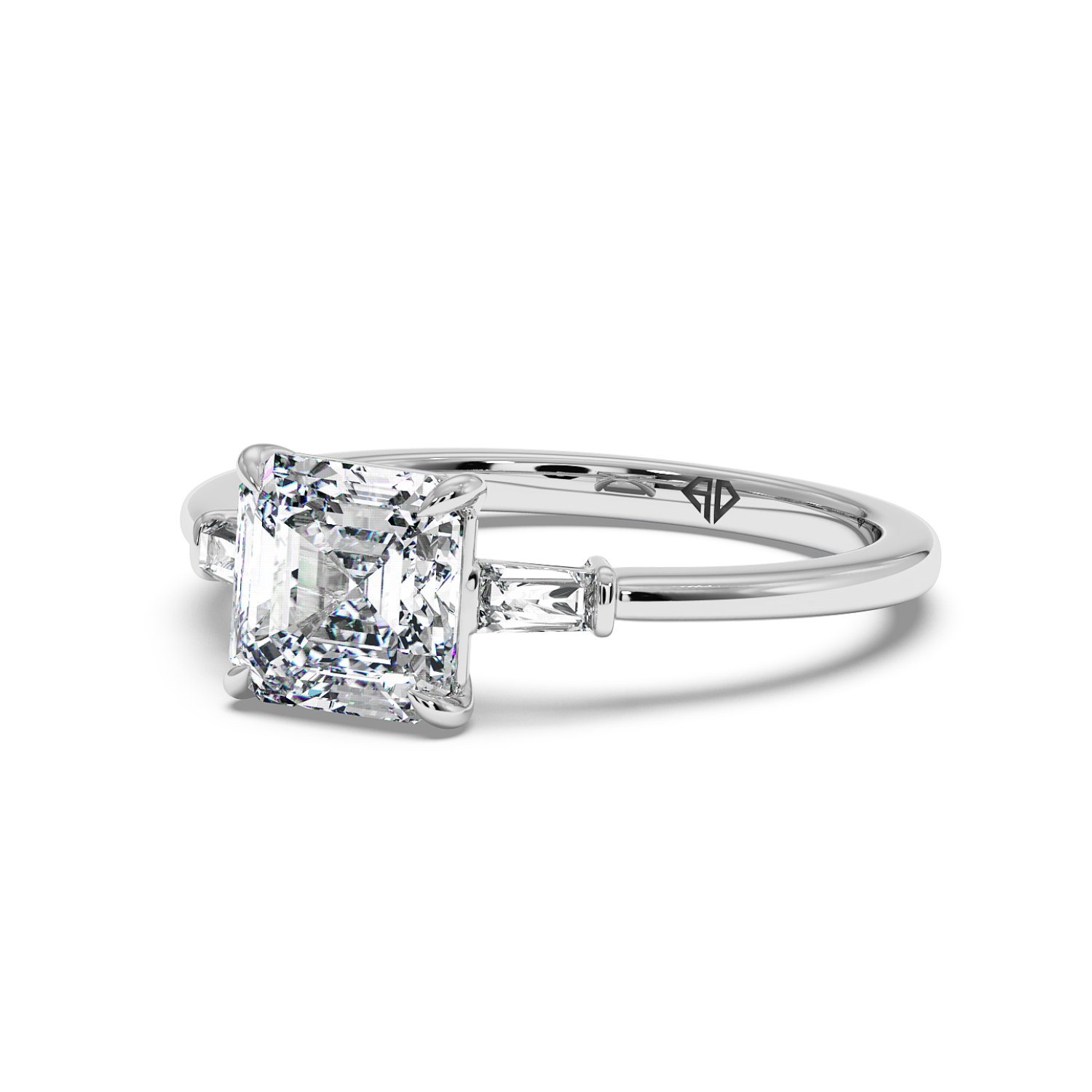 Platinum Quinn Engagement Ring