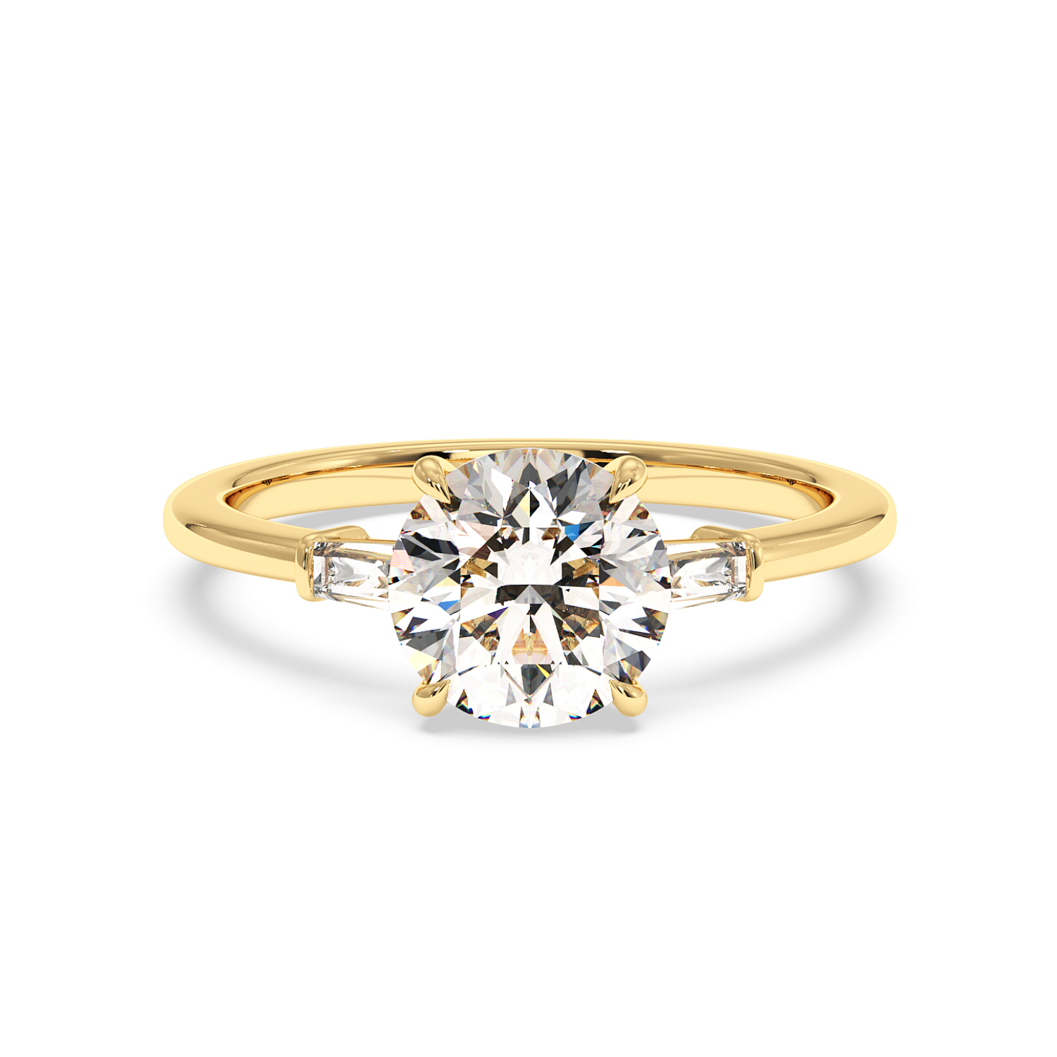 18K White Gold Quinn Engagement Ring