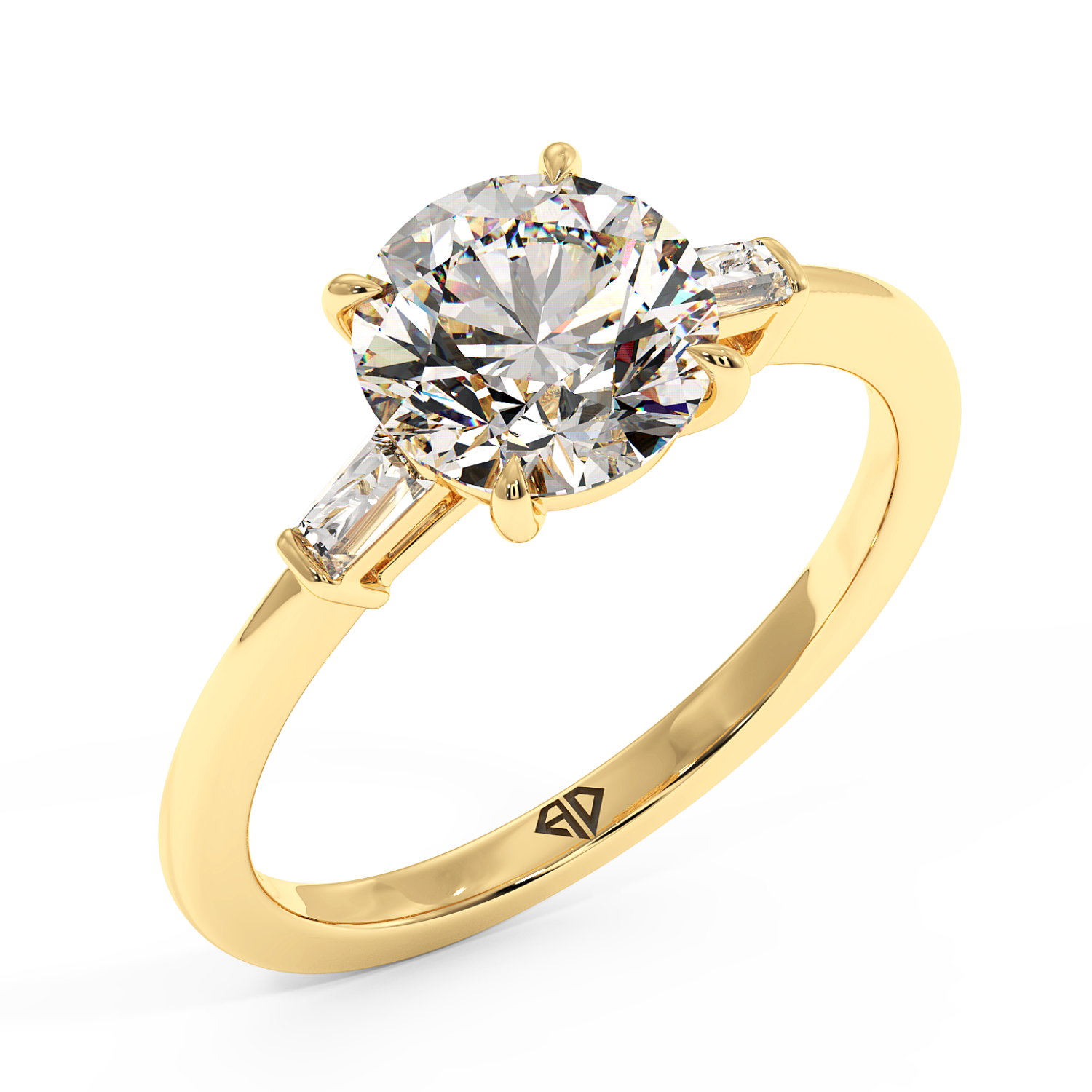18K Yellow Gold Quinn Engagement Ring