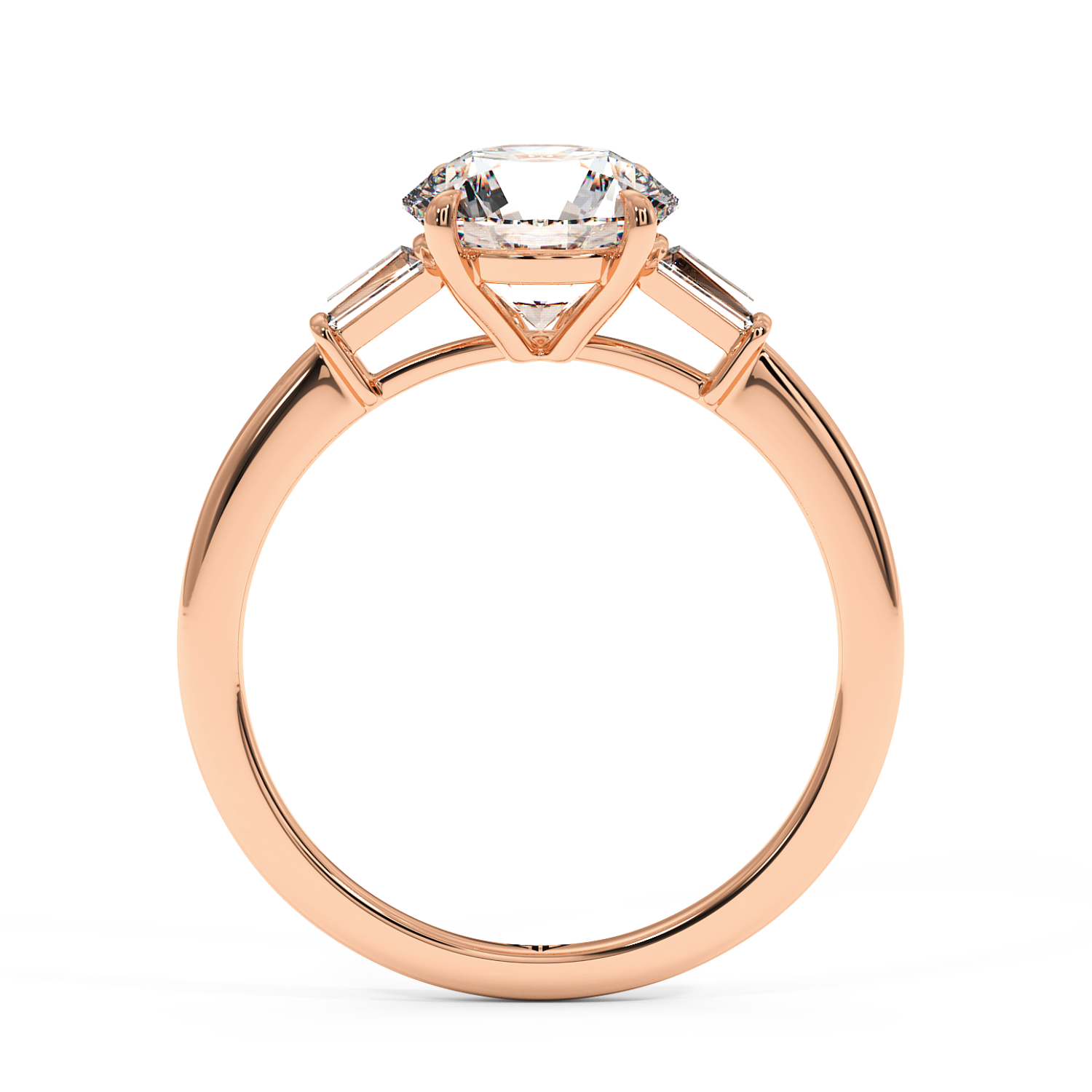 18K Rose Gold Quinn Engagement Ring