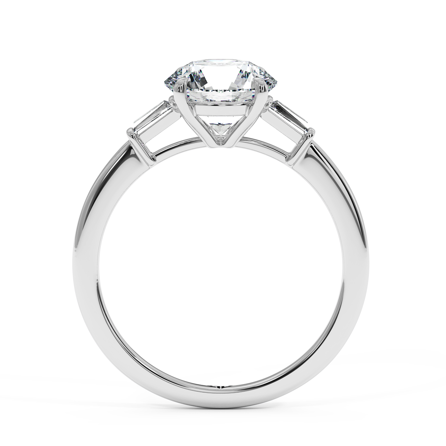 18K White Gold Quinn Engagement Ring