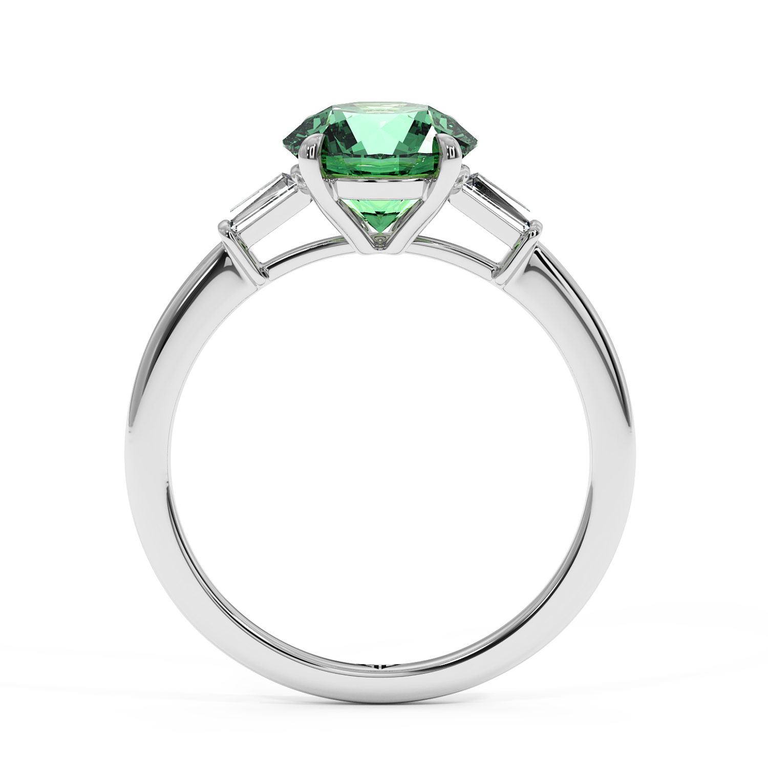 18K White Gold Quinn Engagement Ring