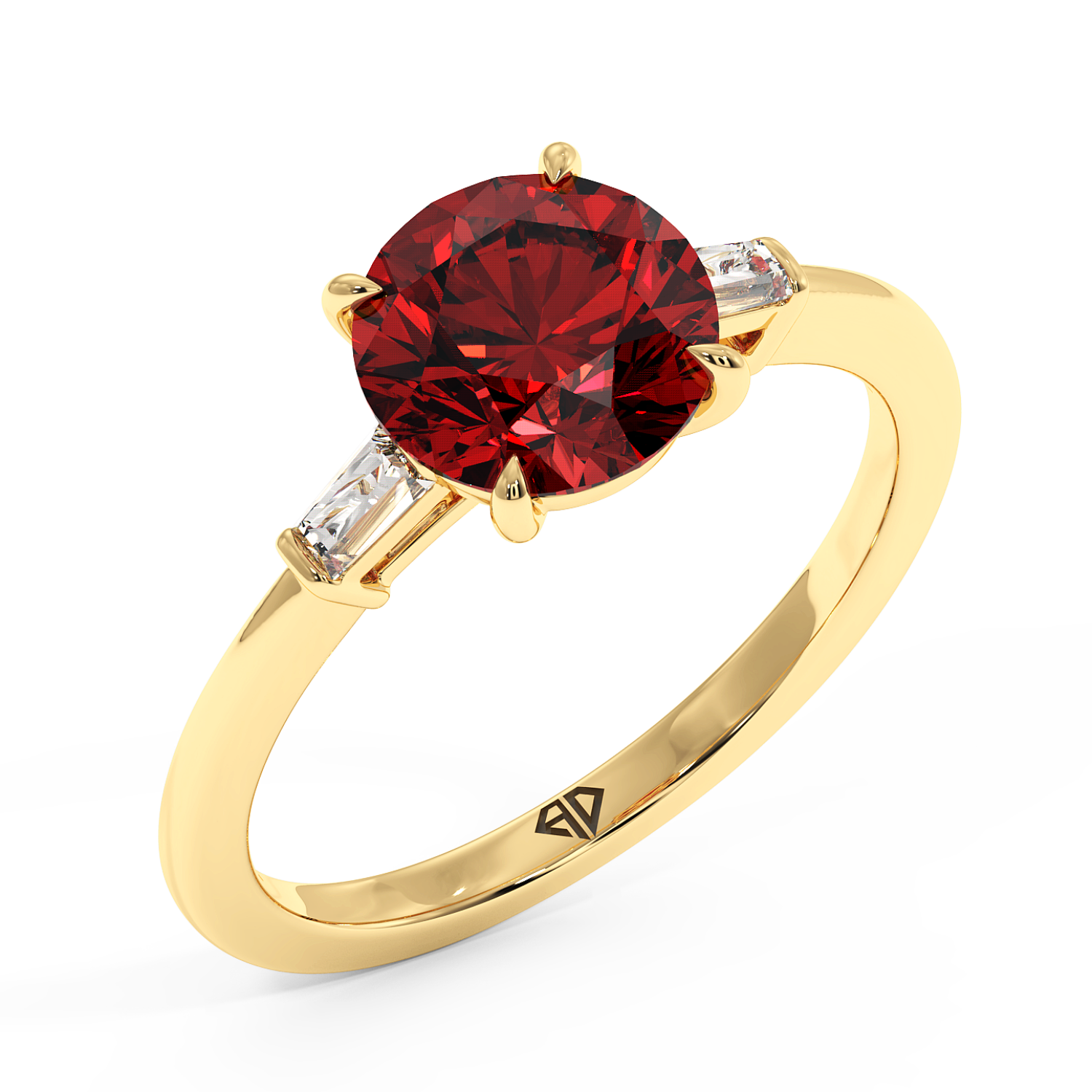 18K Yellow Gold Quinn Engagement Ring