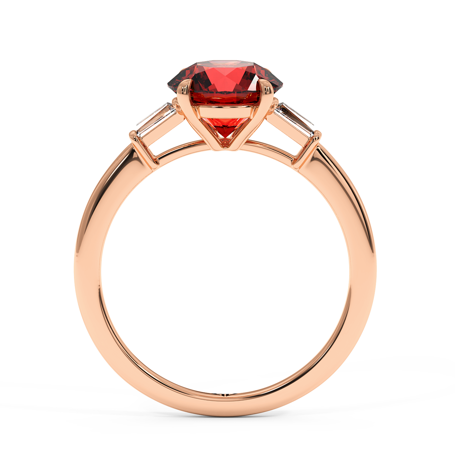 18K Rose Gold Quinn Engagement Ring