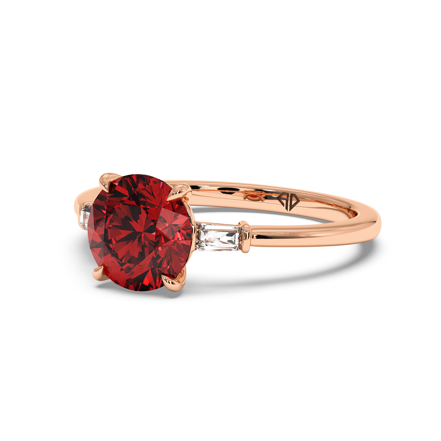 18K Rose Gold Quinn Engagement Ring