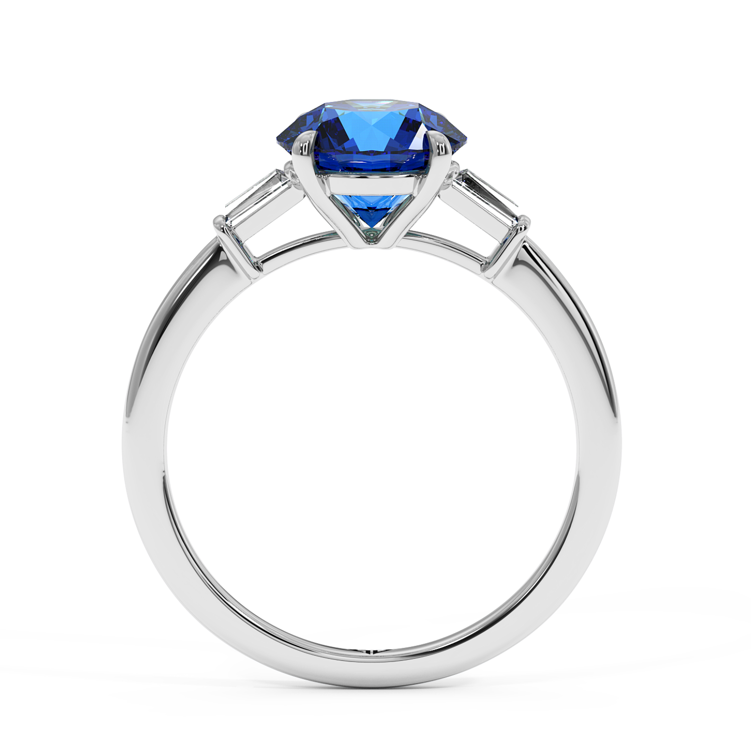 18K White Gold Quinn Engagement Ring