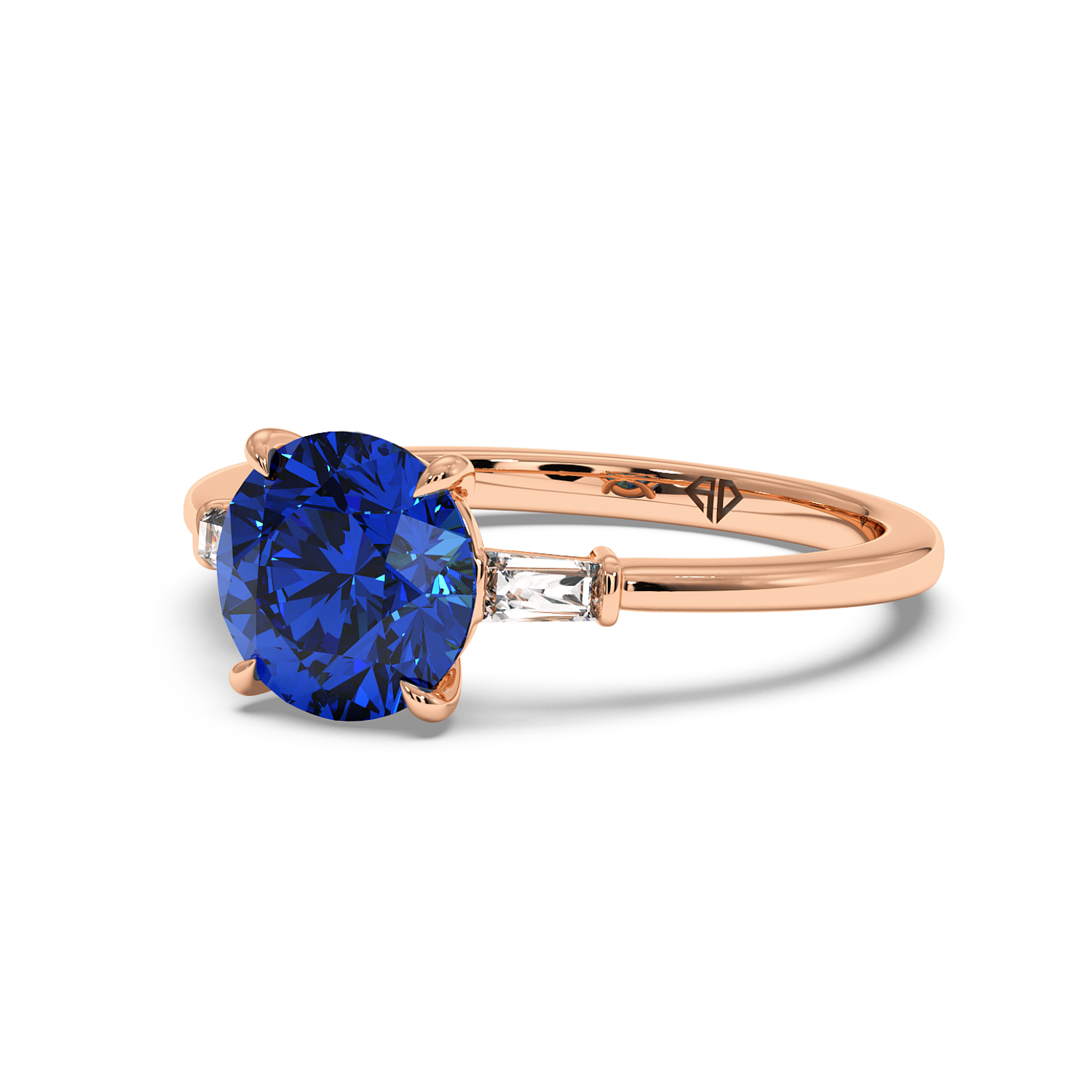 18K Rose Gold Quinn Engagement Ring