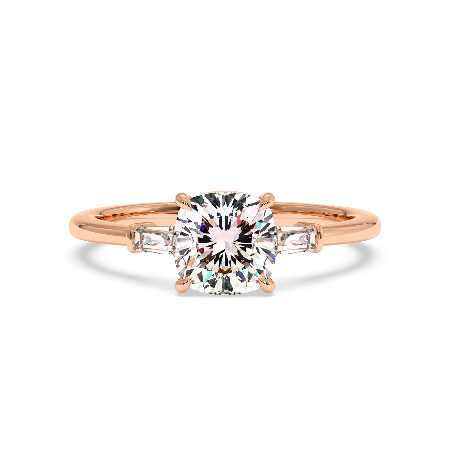 18K Rose Gold Quinn Engagement Ring