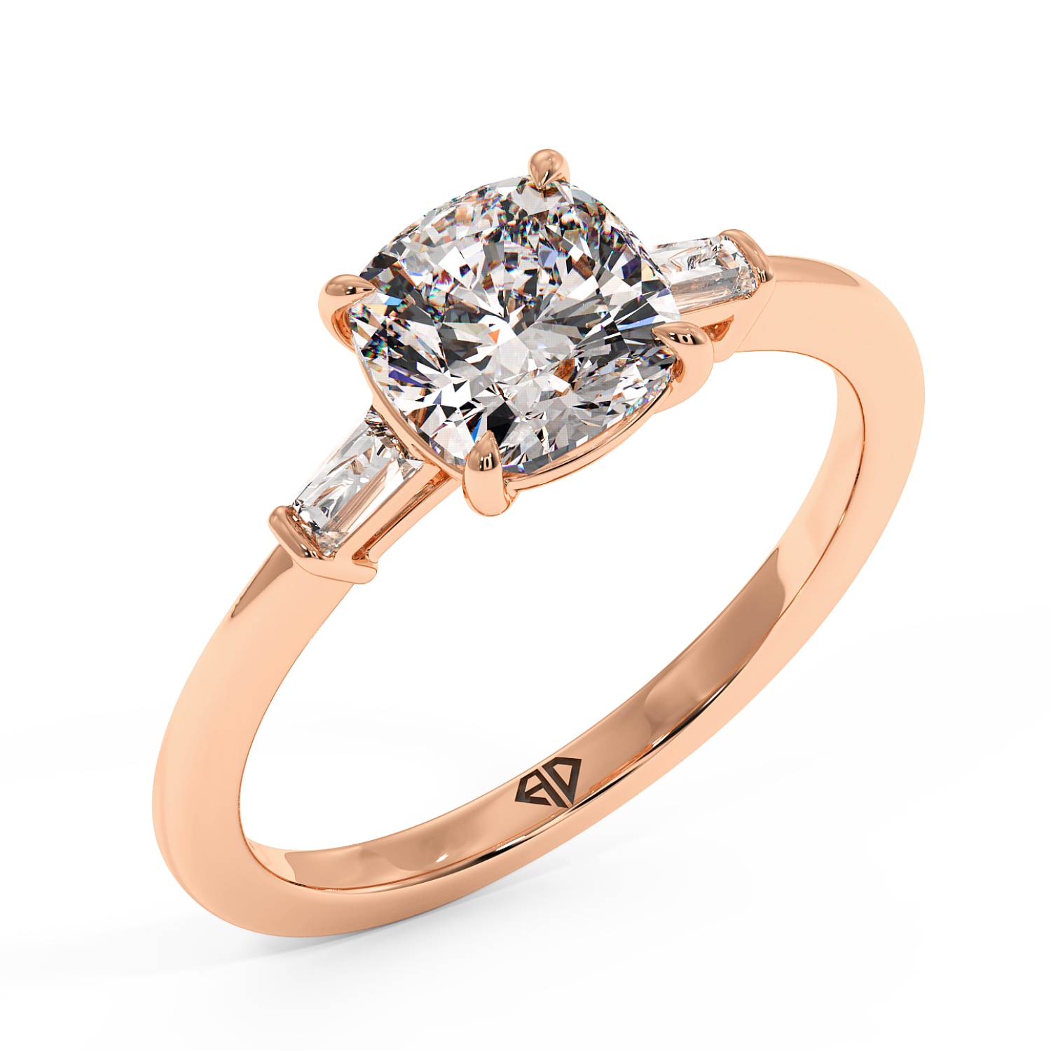 18K Rose Gold Quinn Engagement Ring