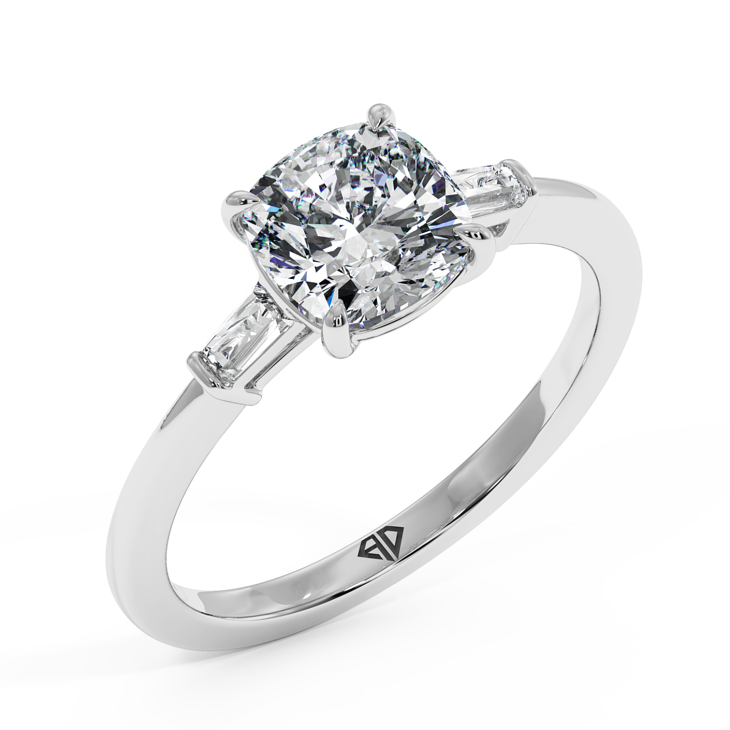 Platinum Quinn Engagement Ring