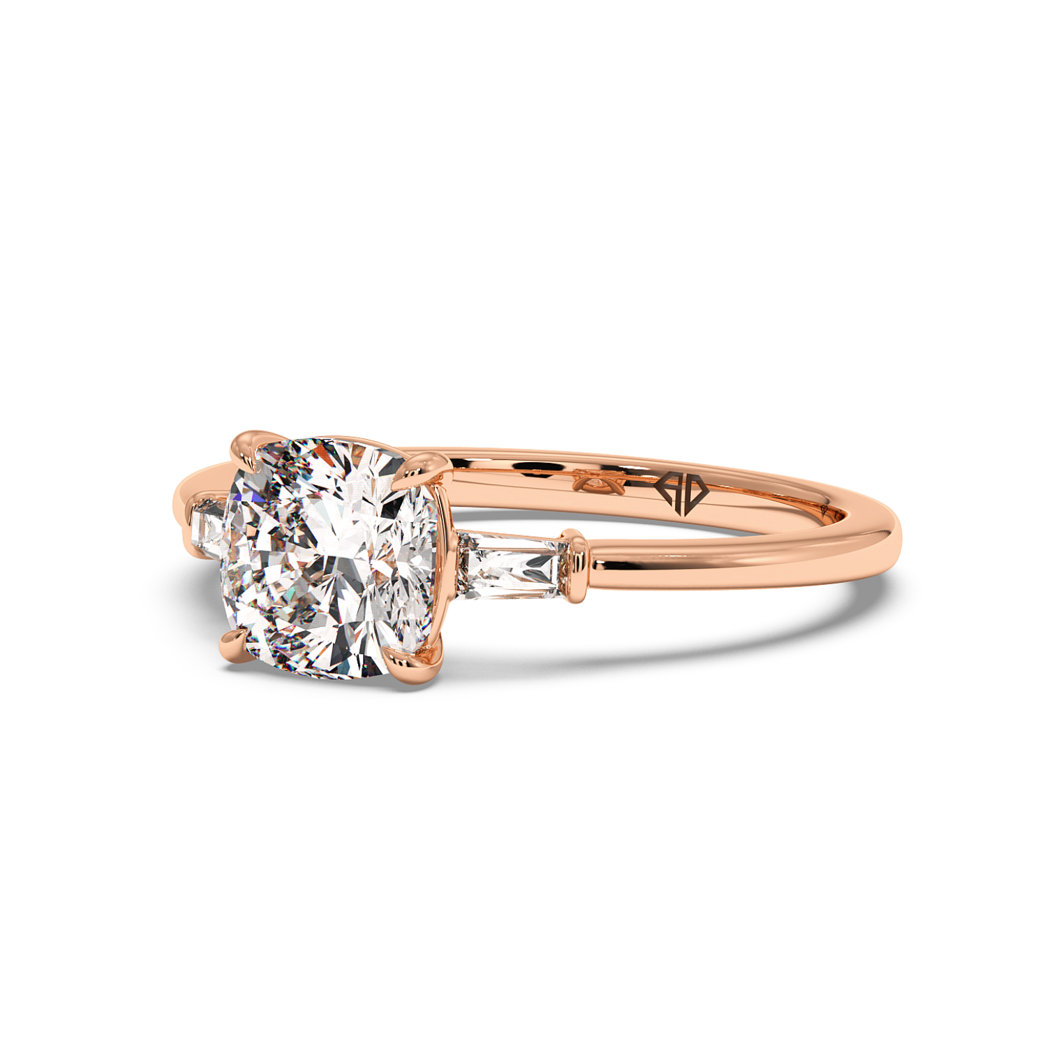 18K Rose Gold Quinn Engagement Ring