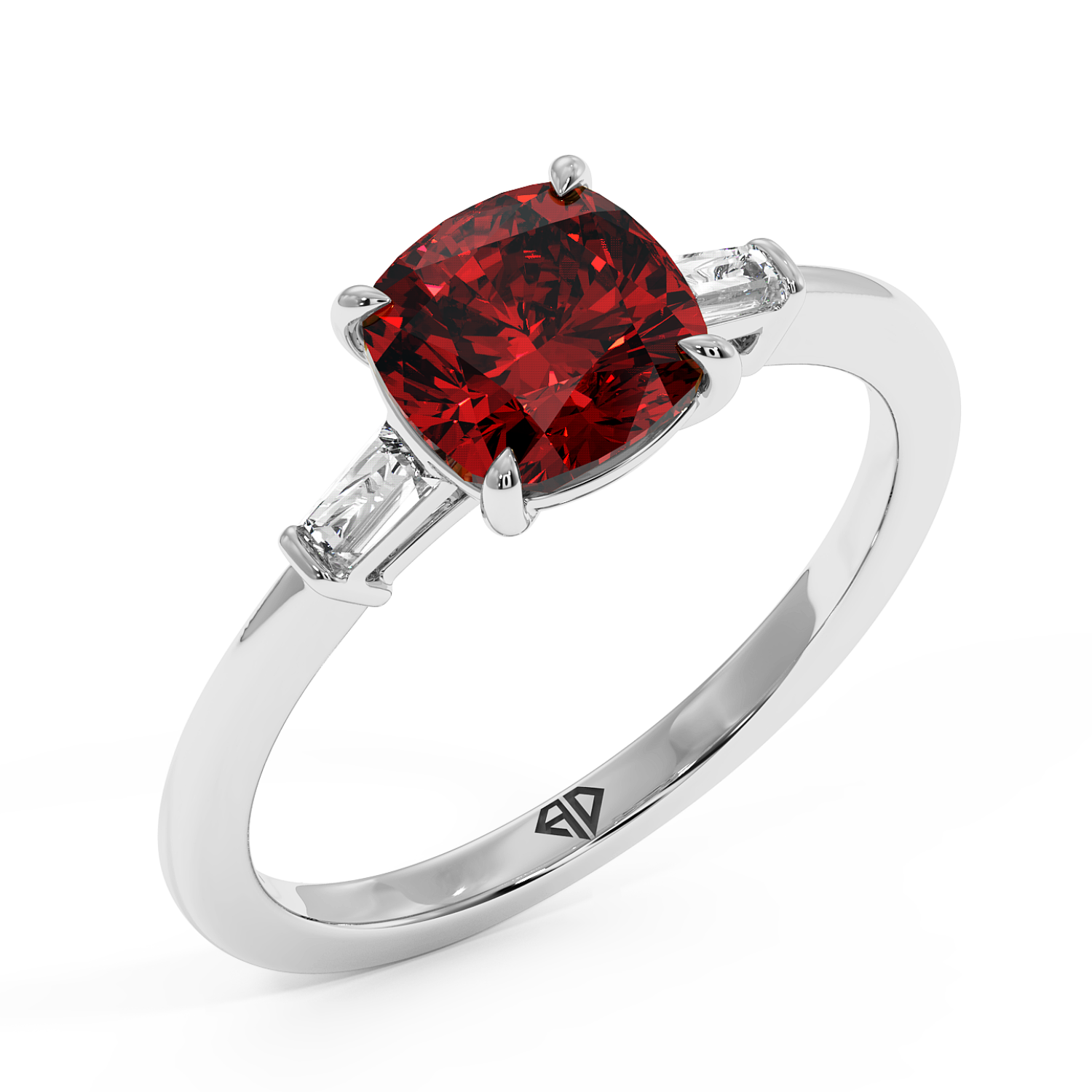 Platinum Quinn Engagement Ring