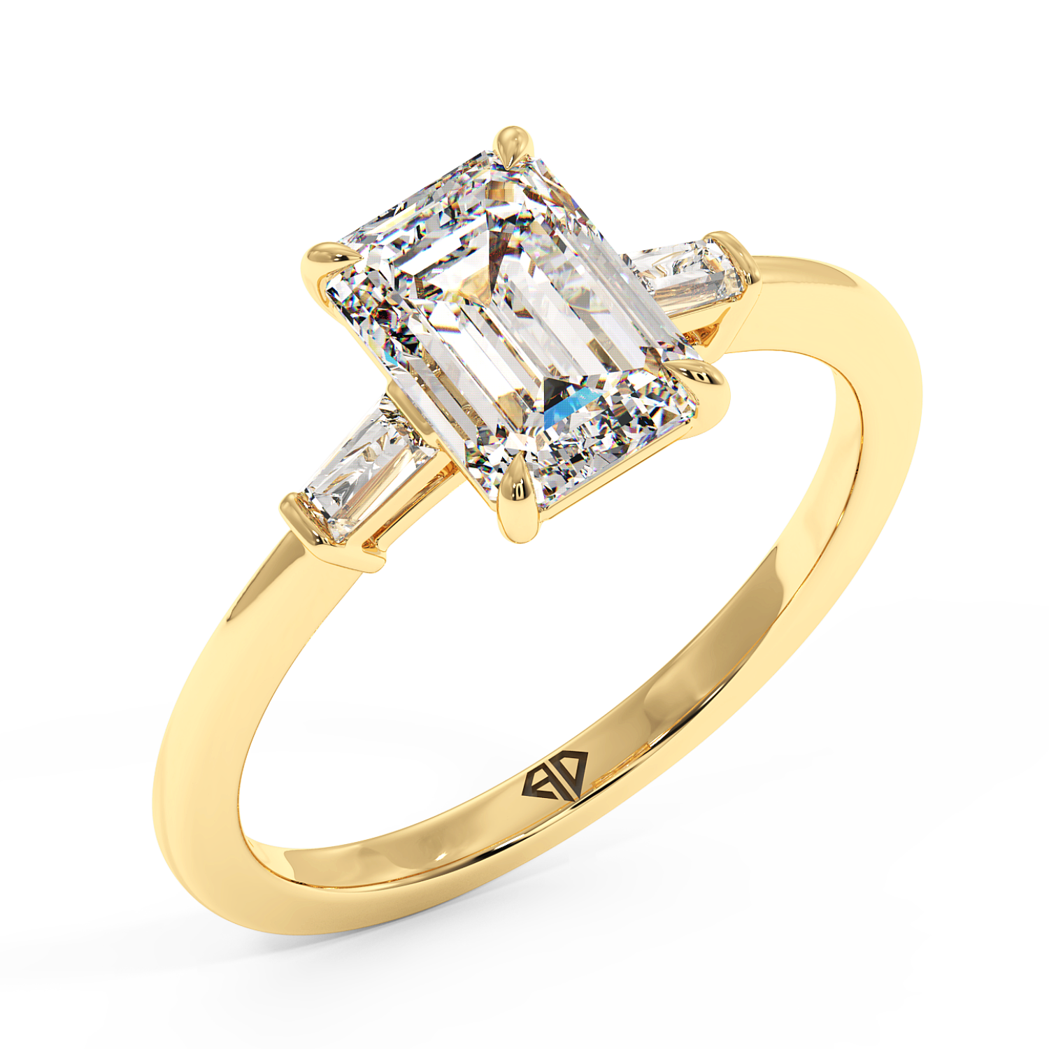 18K Yellow Gold Quinn Engagement Ring