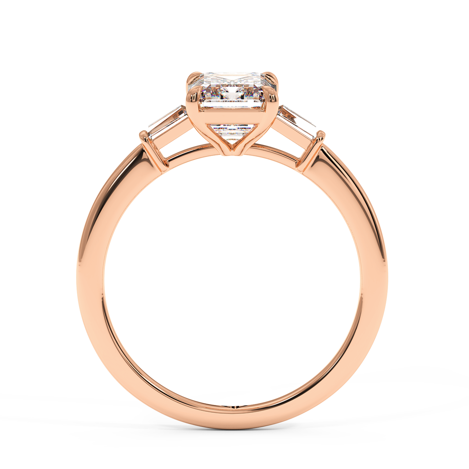 18K Rose Gold Quinn Engagement Ring