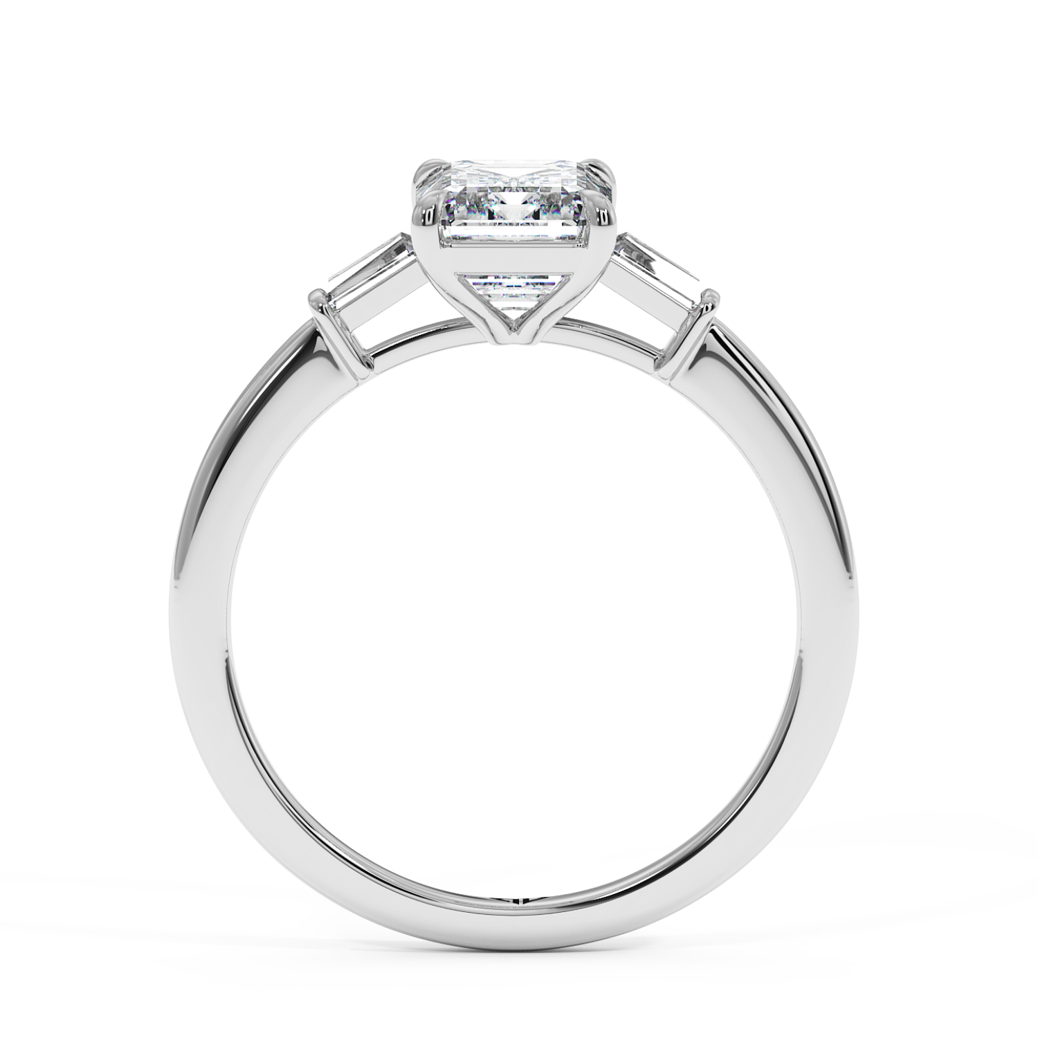 18K White Gold Quinn Engagement Ring