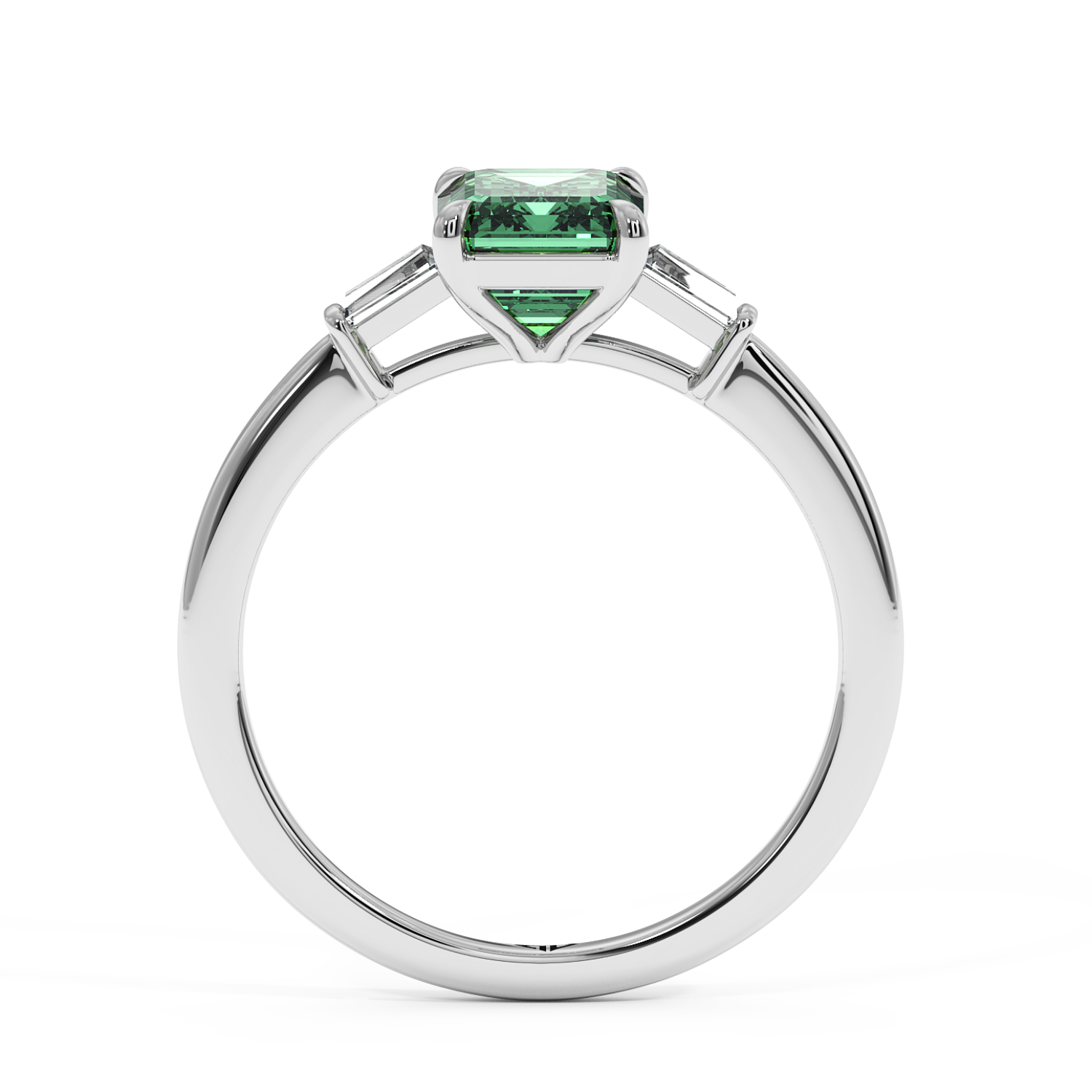 18K White Gold Quinn Engagement Ring