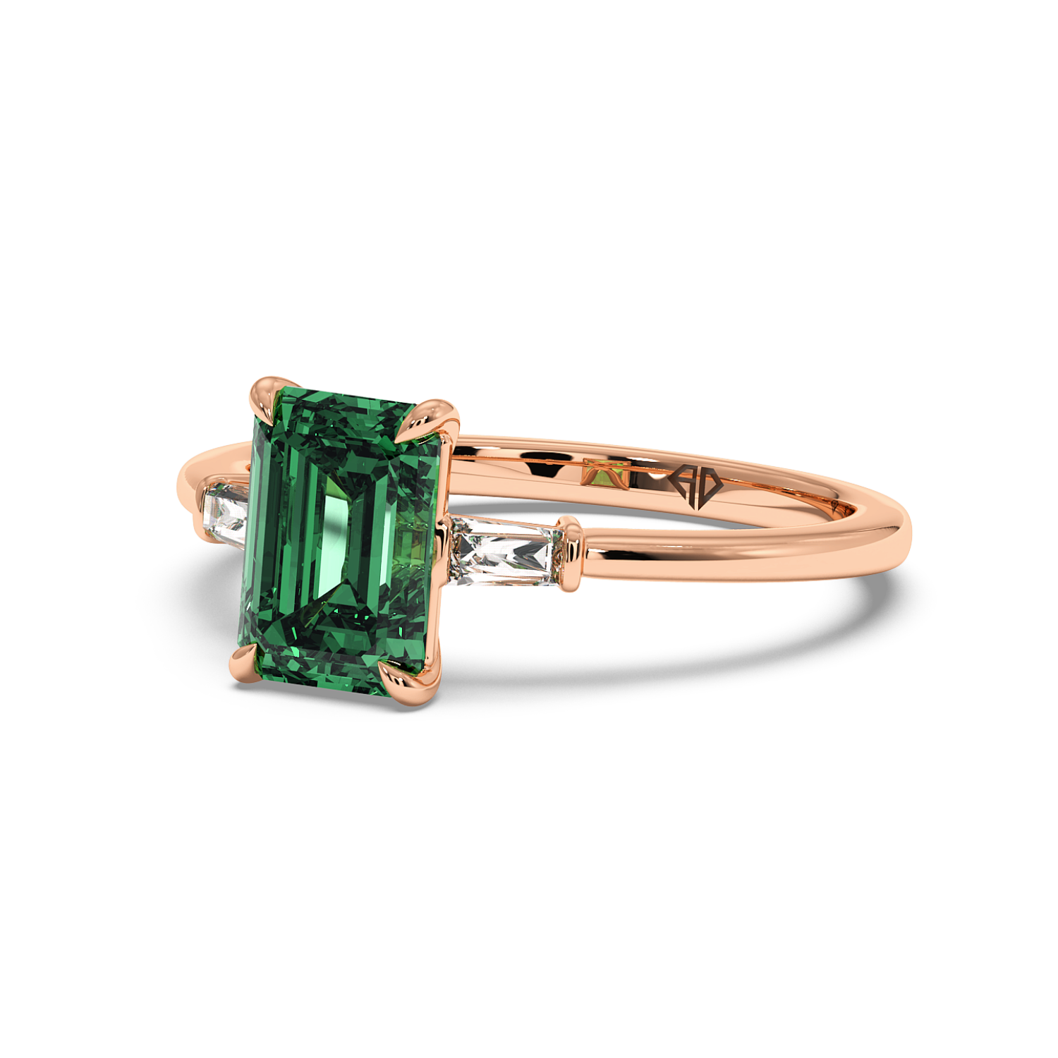 18K Rose Gold Quinn Engagement Ring