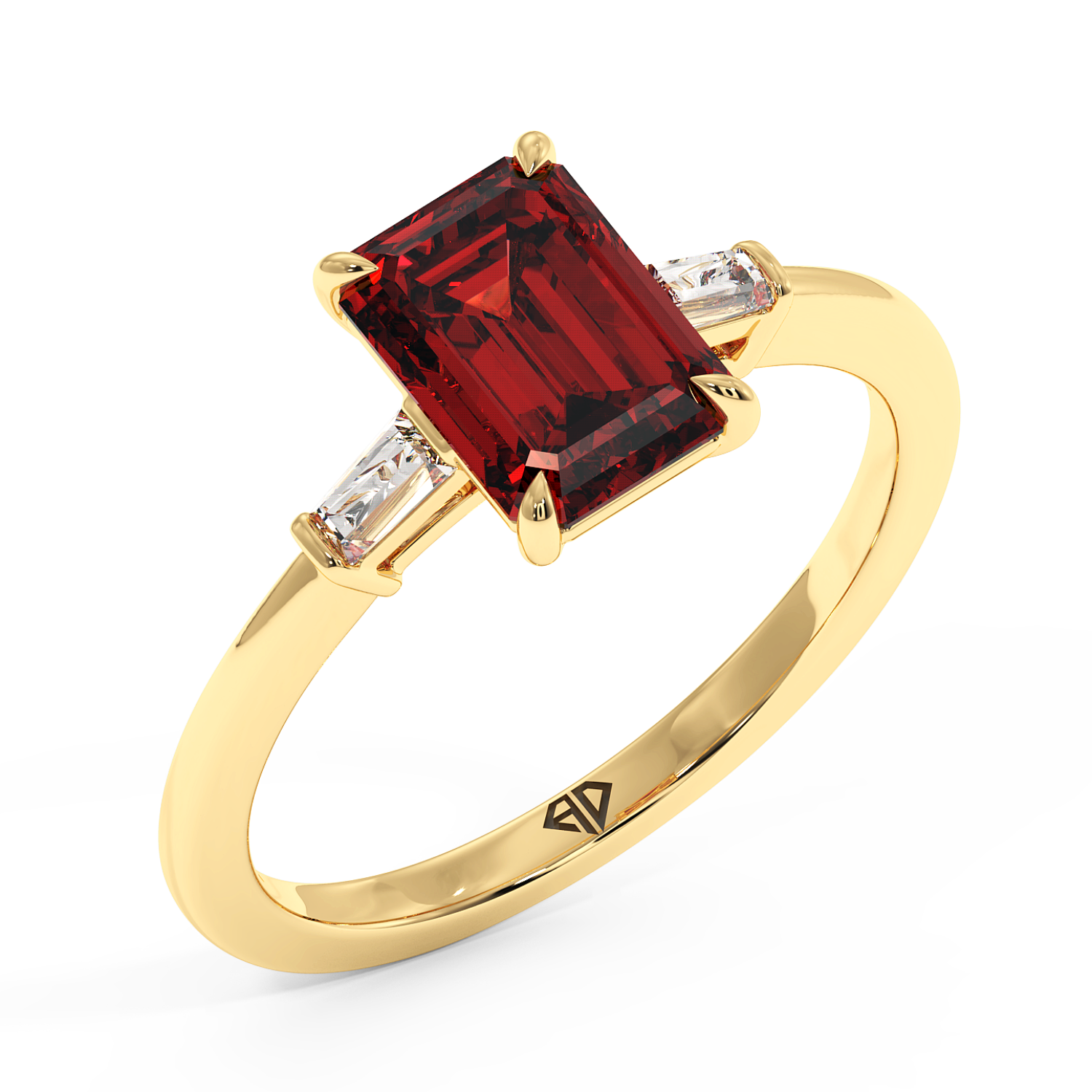 18K Yellow Gold Quinn Engagement Ring