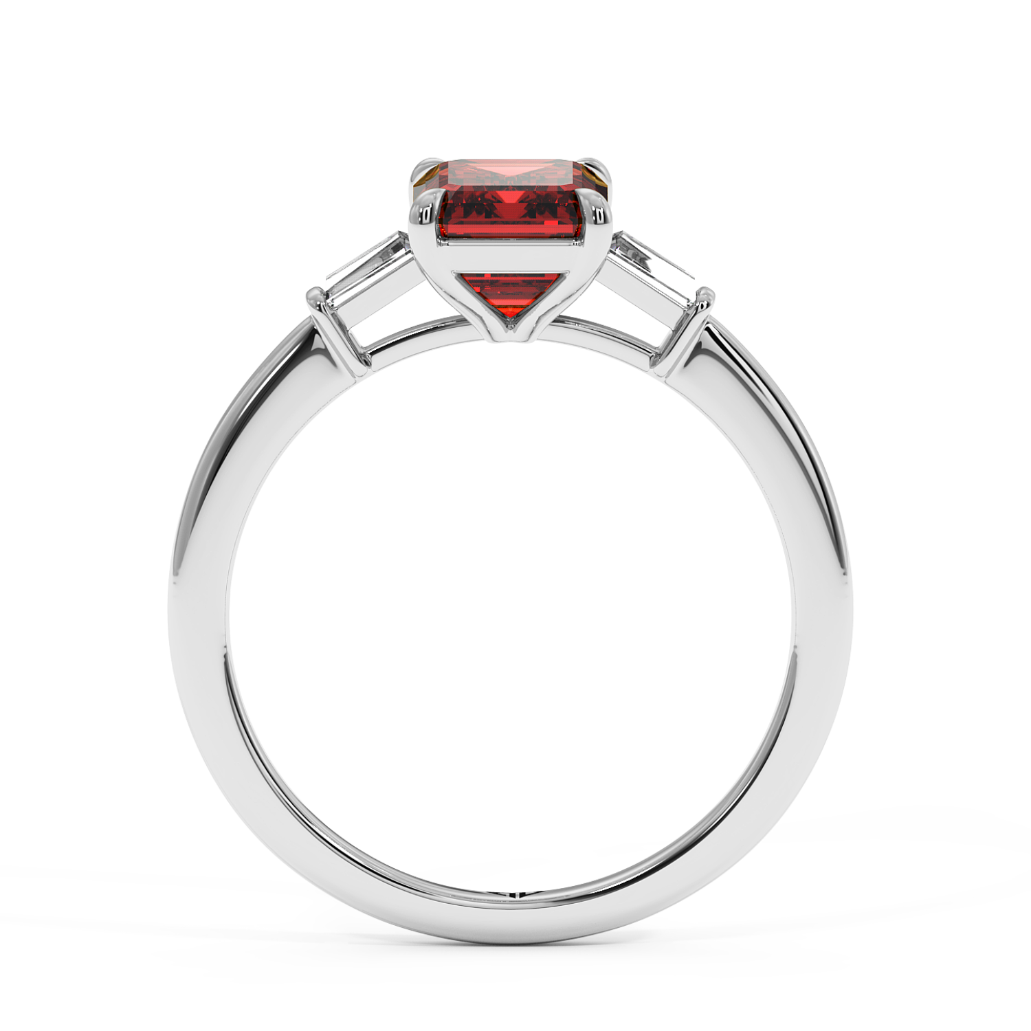 18K White Gold Quinn Engagement Ring