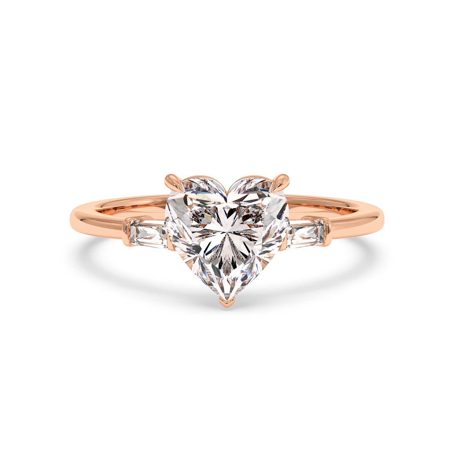 18K Rose Gold Quinn Engagement Ring