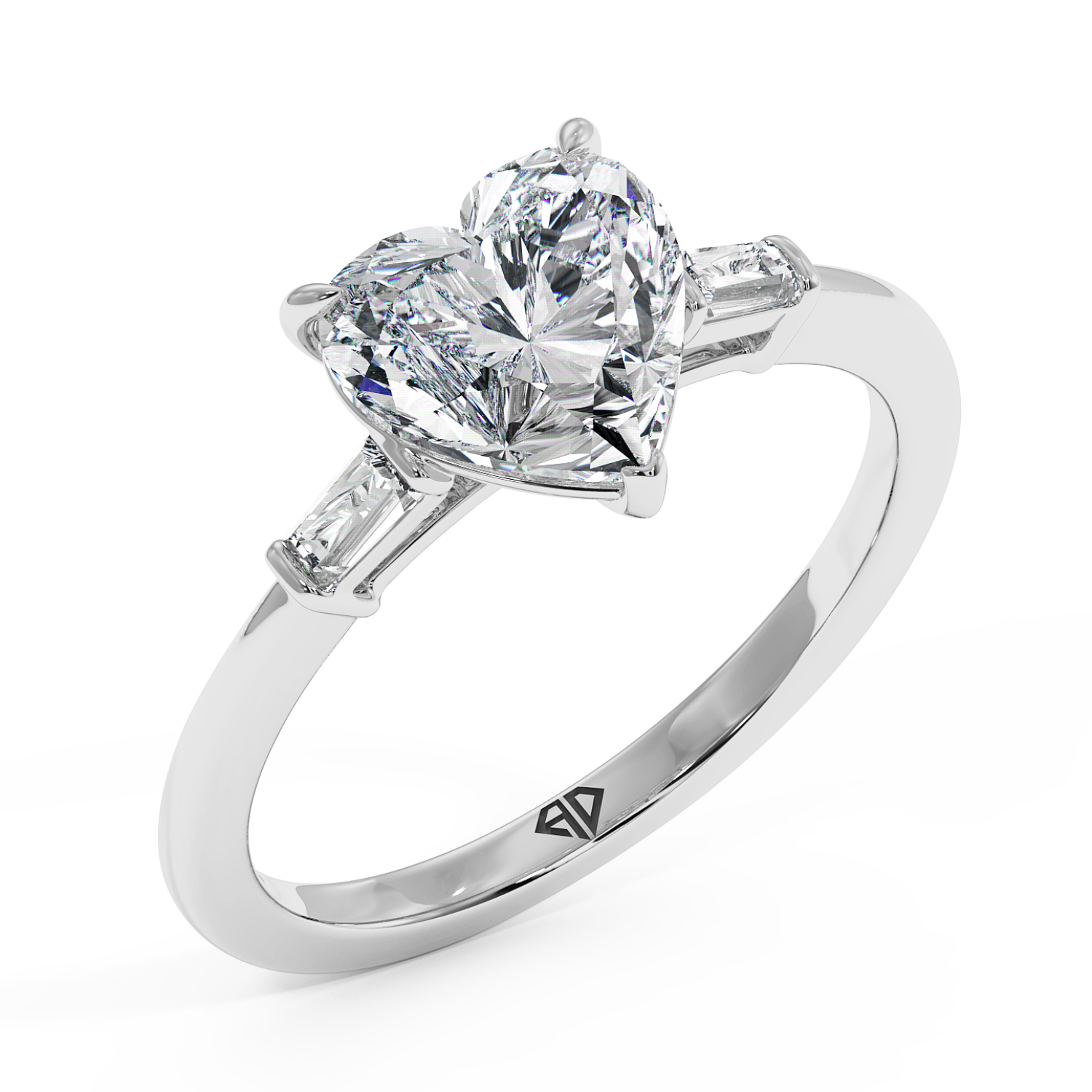Platinum Quinn Engagement Ring
