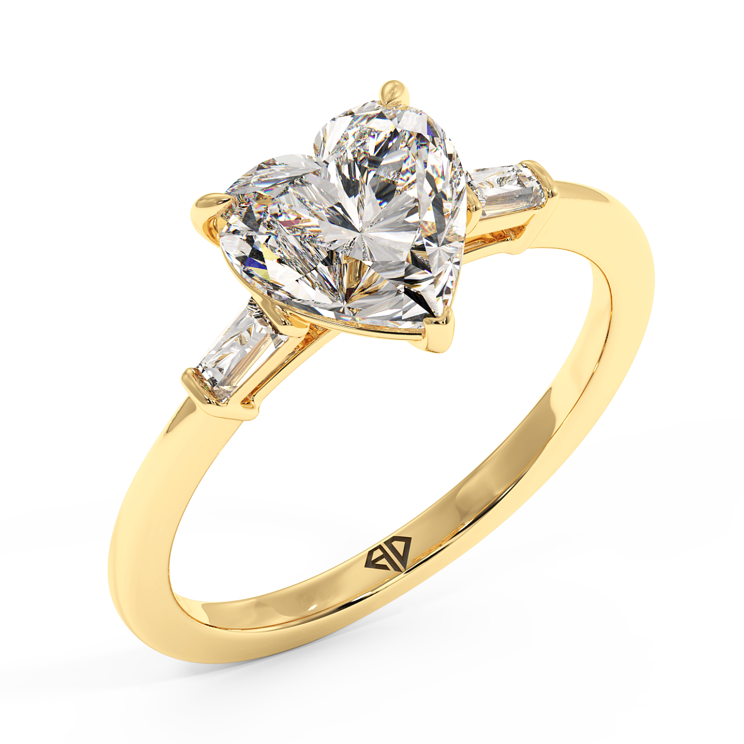 18K Yellow Gold Quinn Engagement Ring