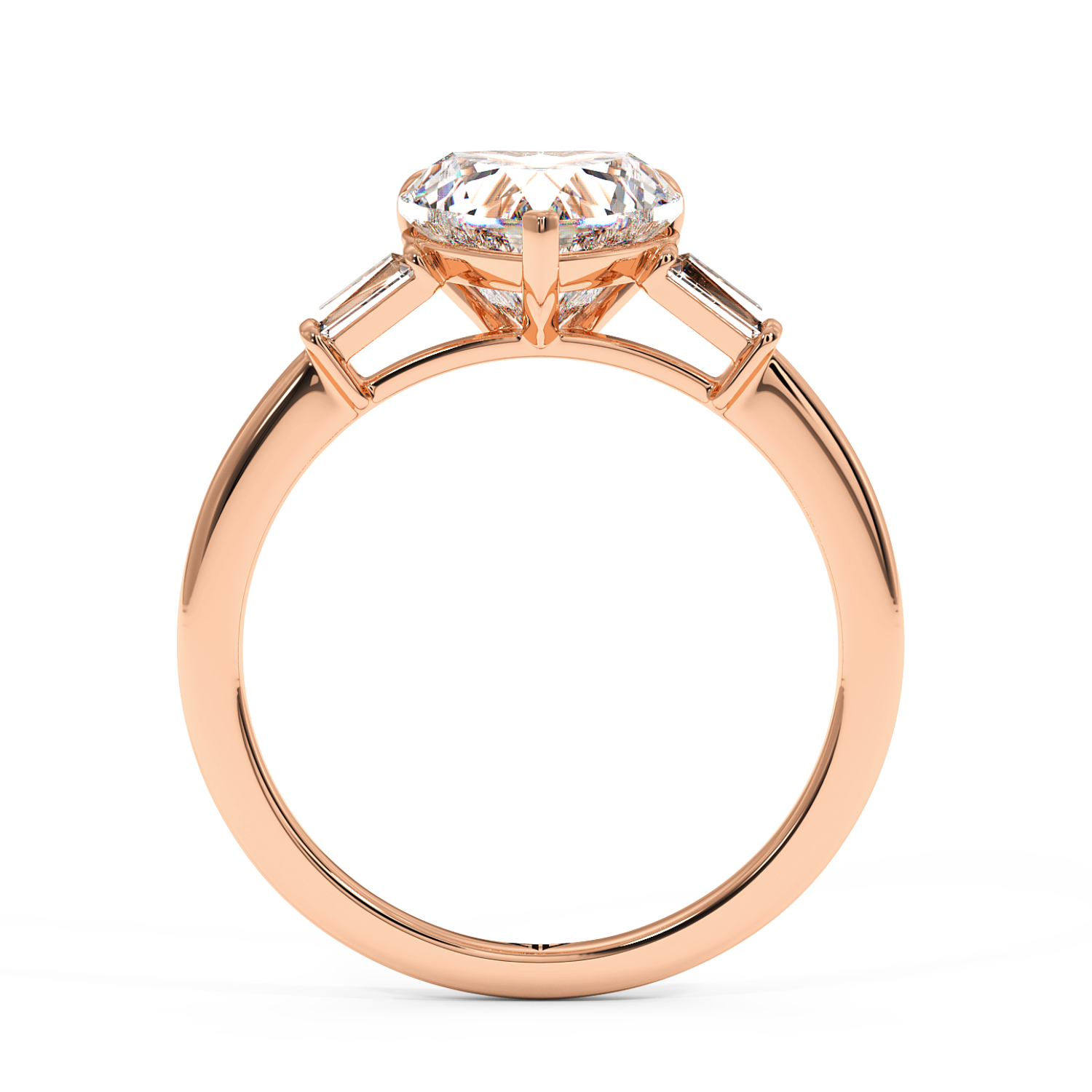 18K Rose Gold Quinn Engagement Ring