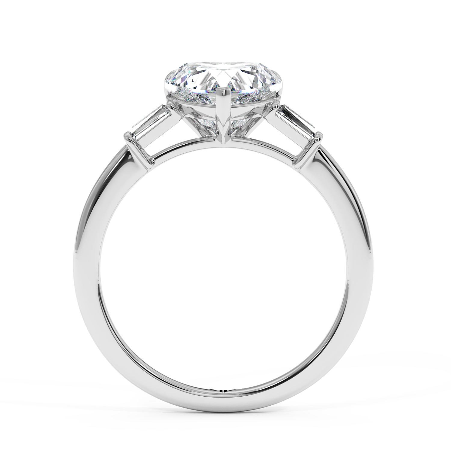 Platinum Quinn Engagement Ring