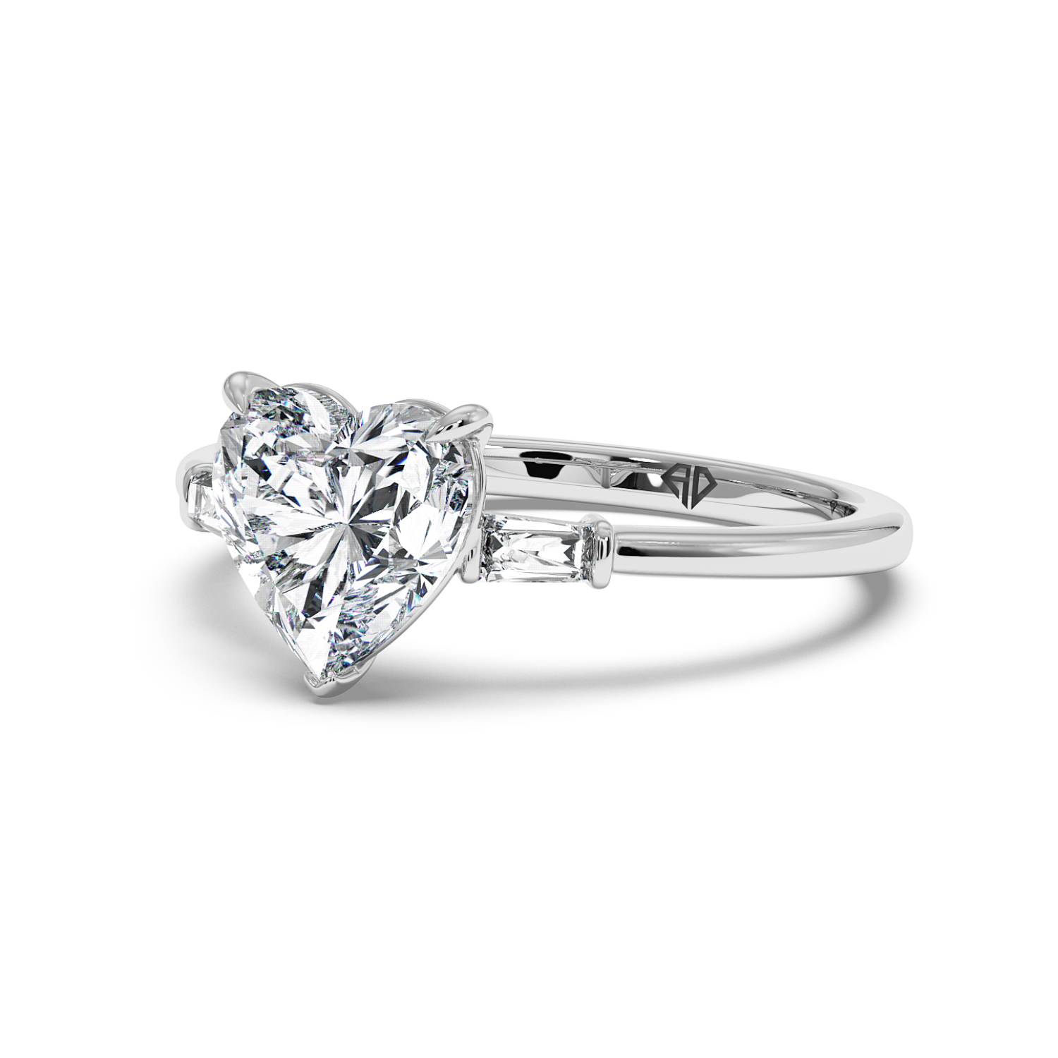 Platinum Quinn Engagement Ring