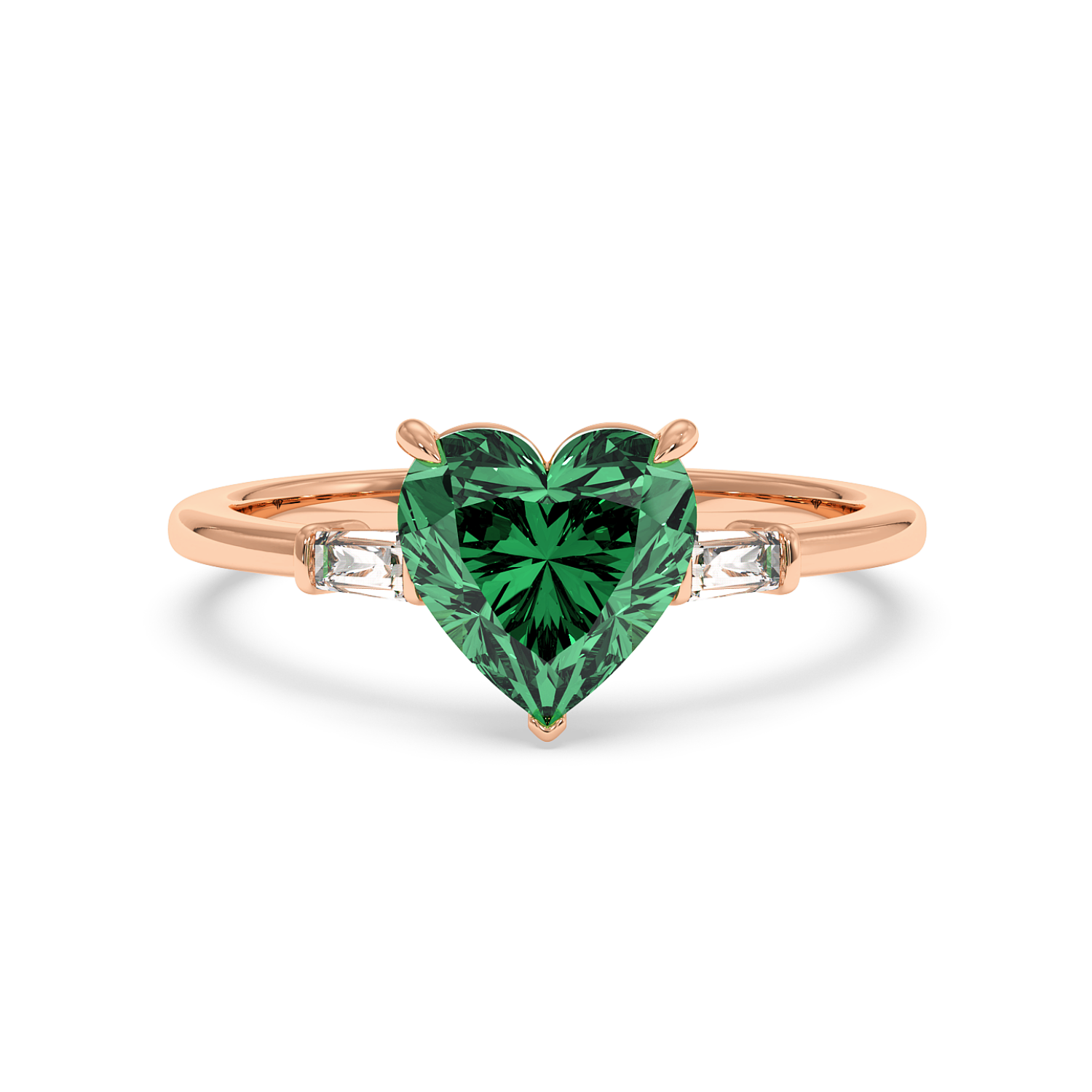 18K Rose Gold Quinn Engagement Ring