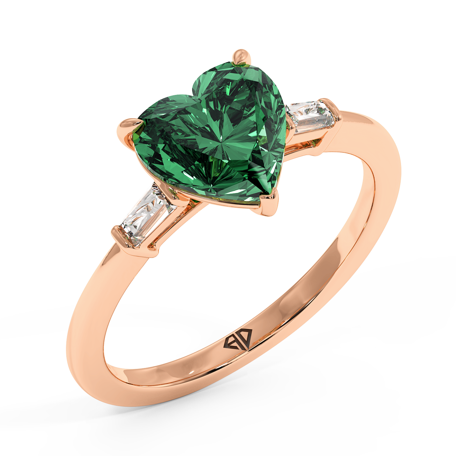 18K Rose Gold Quinn Engagement Ring