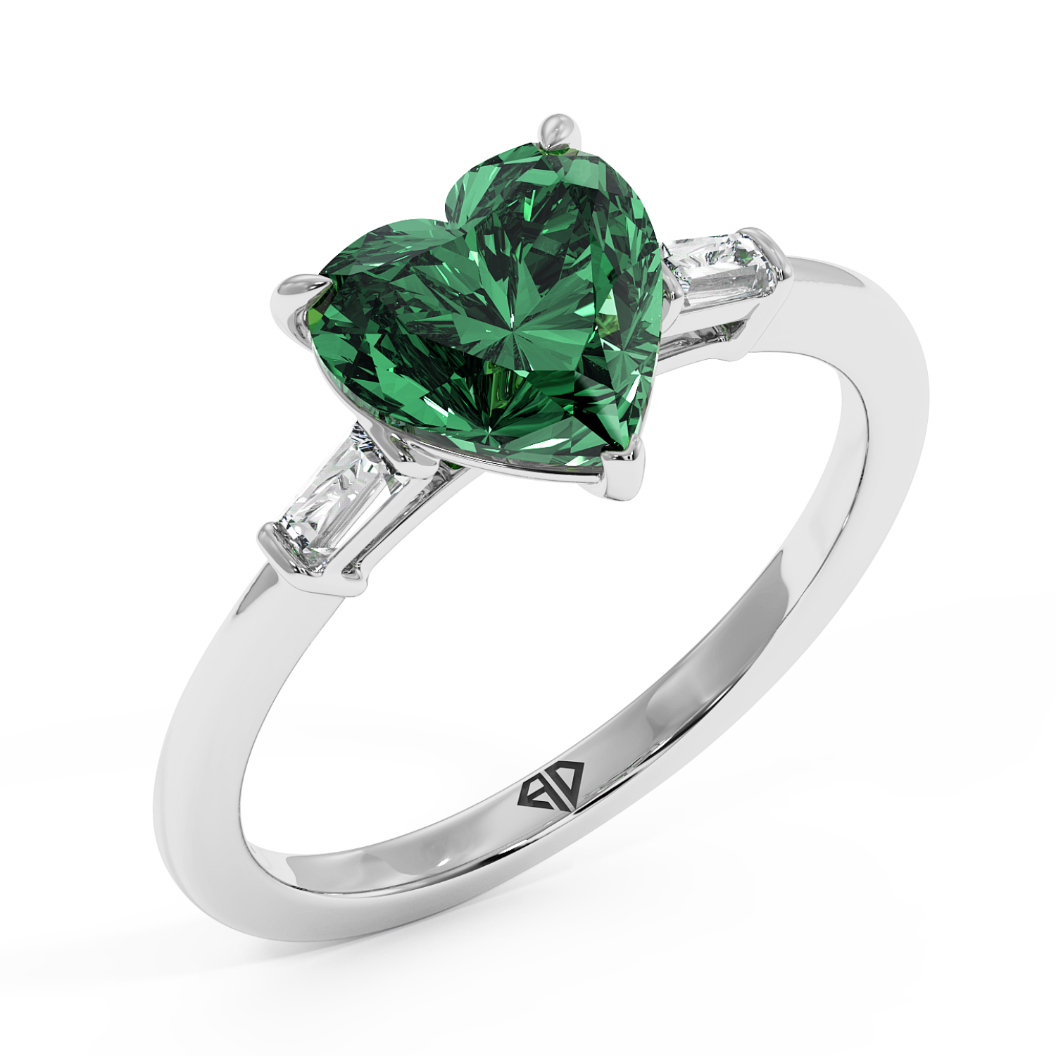 Platinum Quinn Engagement Ring