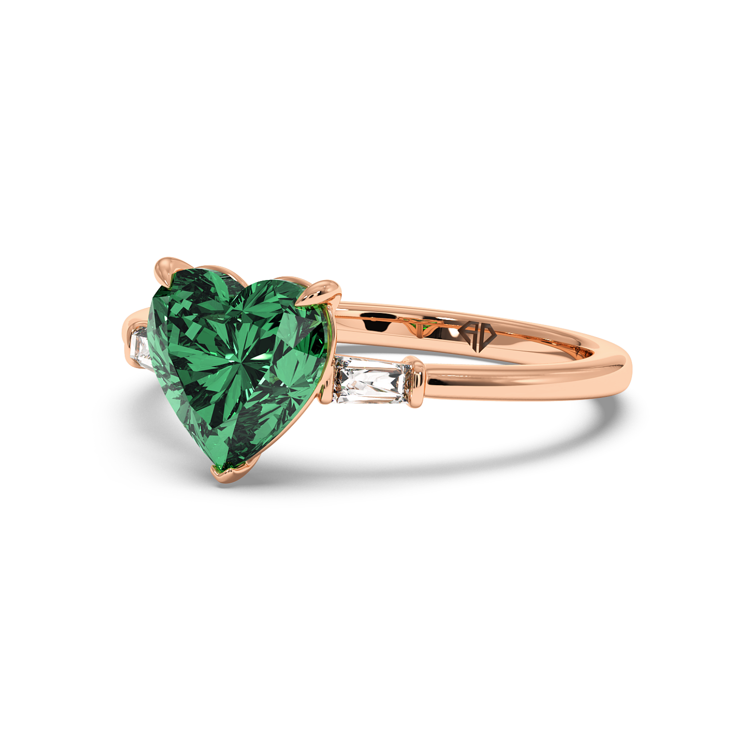 18K Rose Gold Quinn Engagement Ring