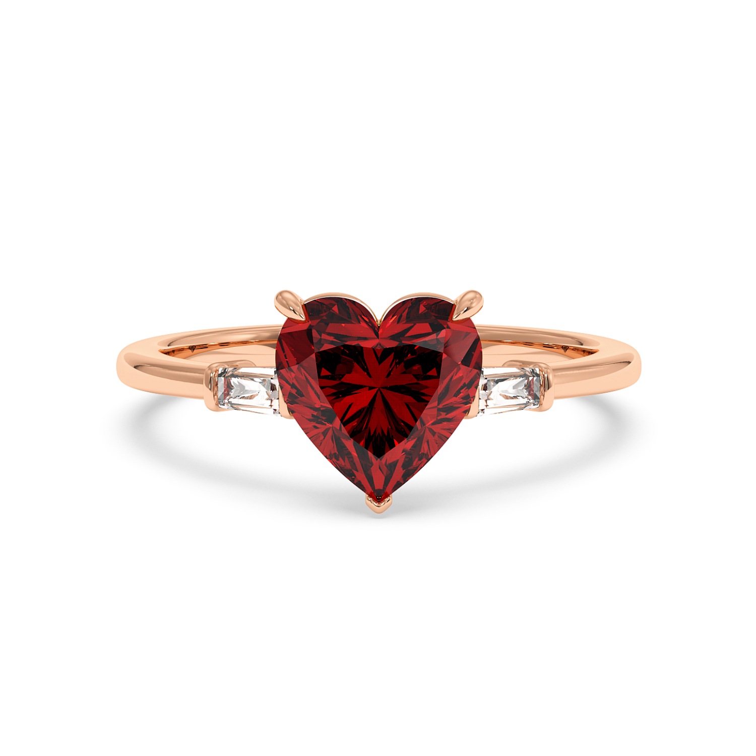18K Rose Gold Quinn Engagement Ring
