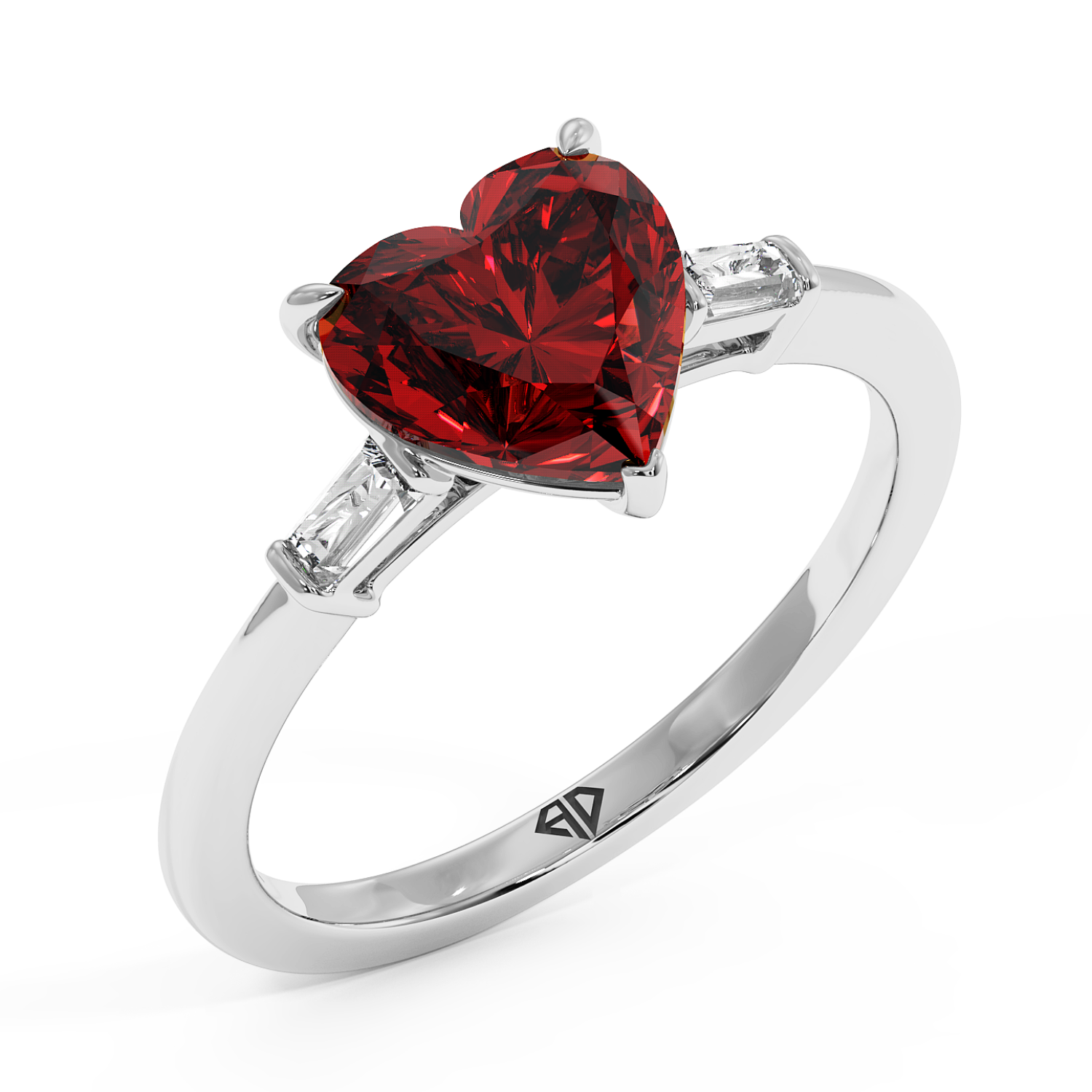 Platinum Quinn Engagement Ring