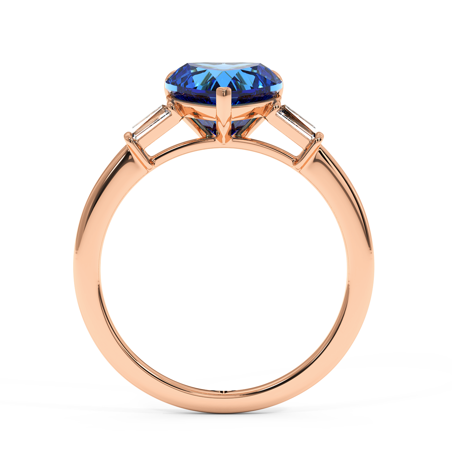 18K Rose Gold Quinn Engagement Ring