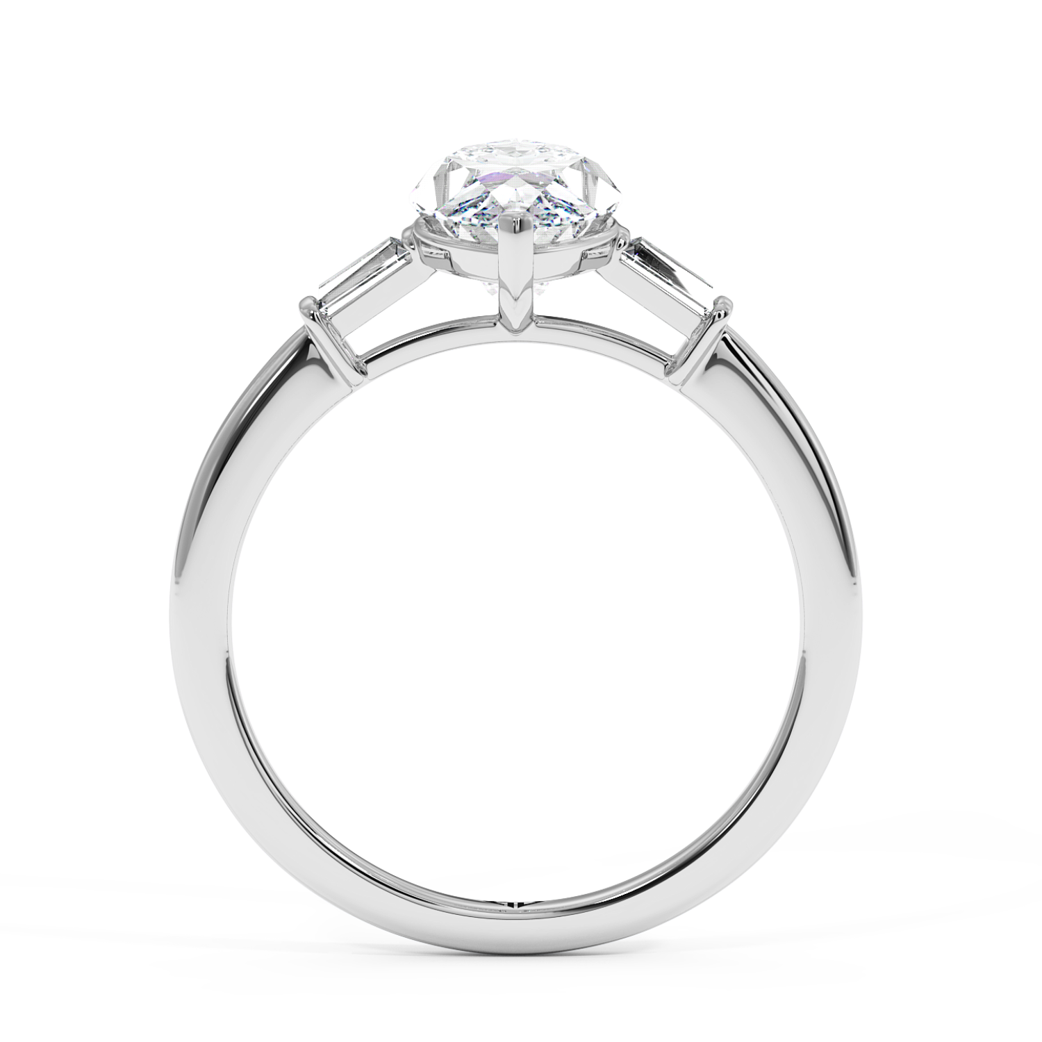 Platinum Quinn Engagement Ring