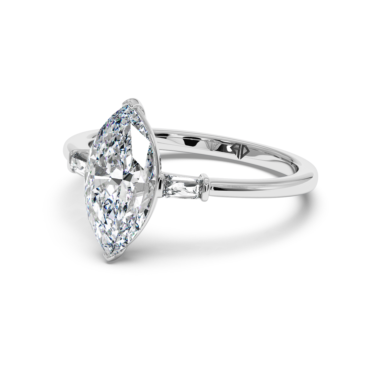 Platinum Quinn Engagement Ring