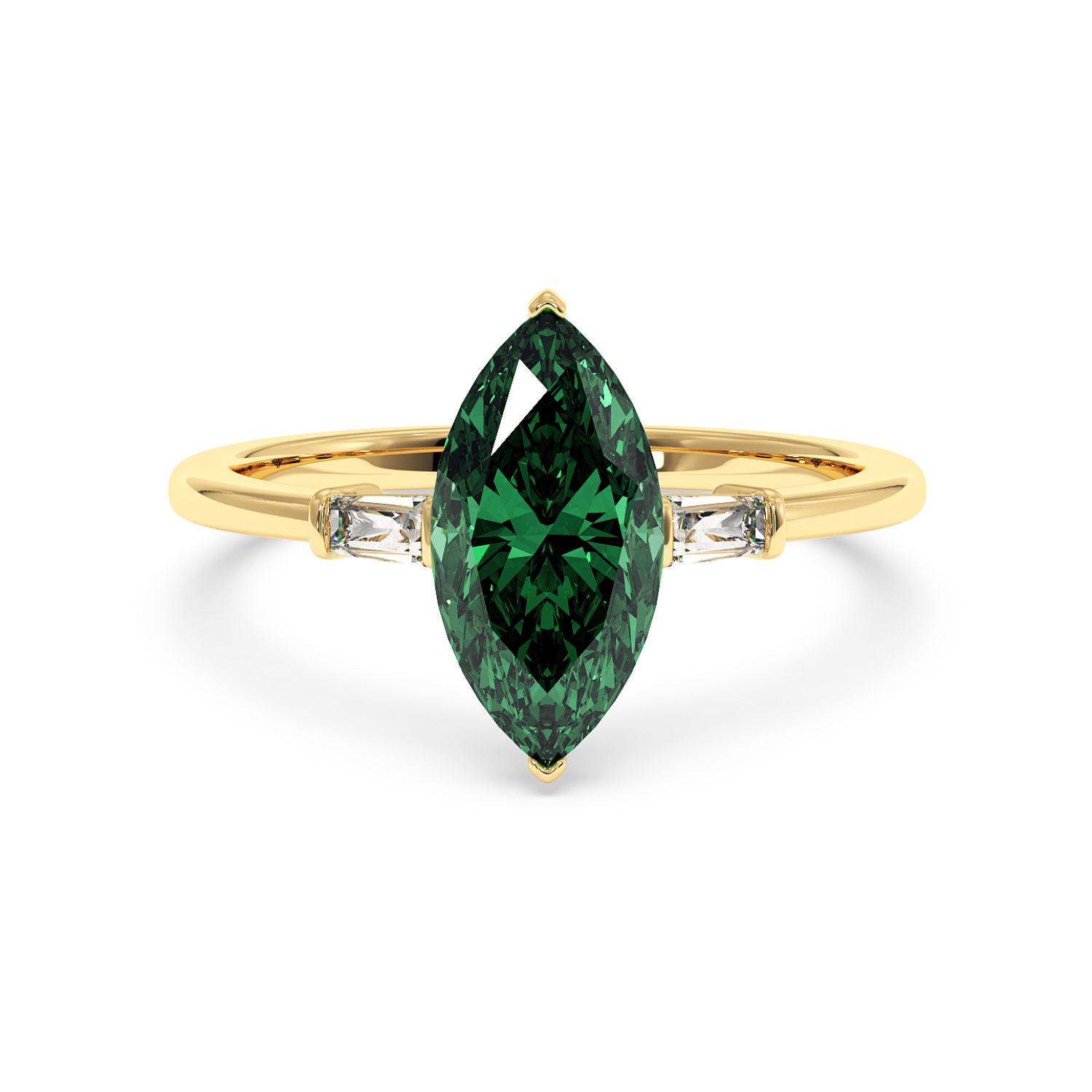 18K Yellow Gold Quinn Engagement Ring