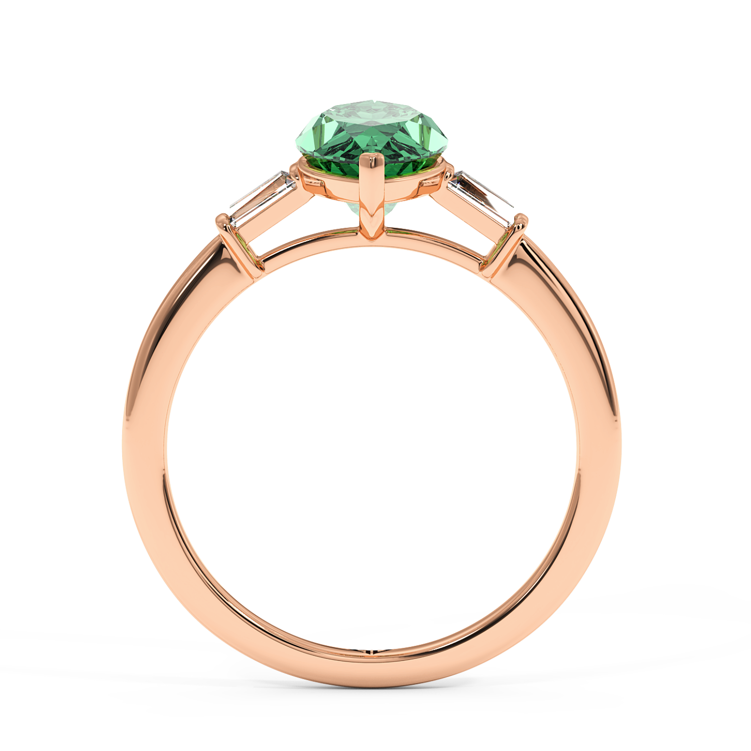 18K Rose Gold Quinn Engagement Ring