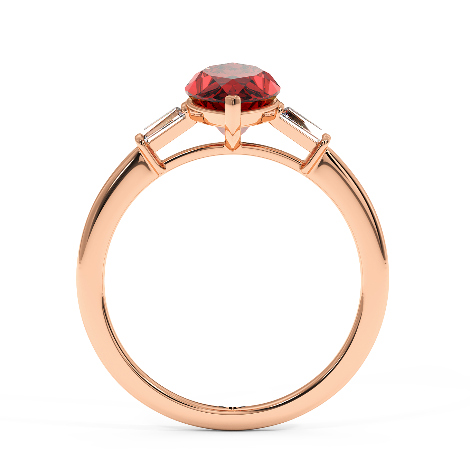18K Rose Gold Quinn Engagement Ring