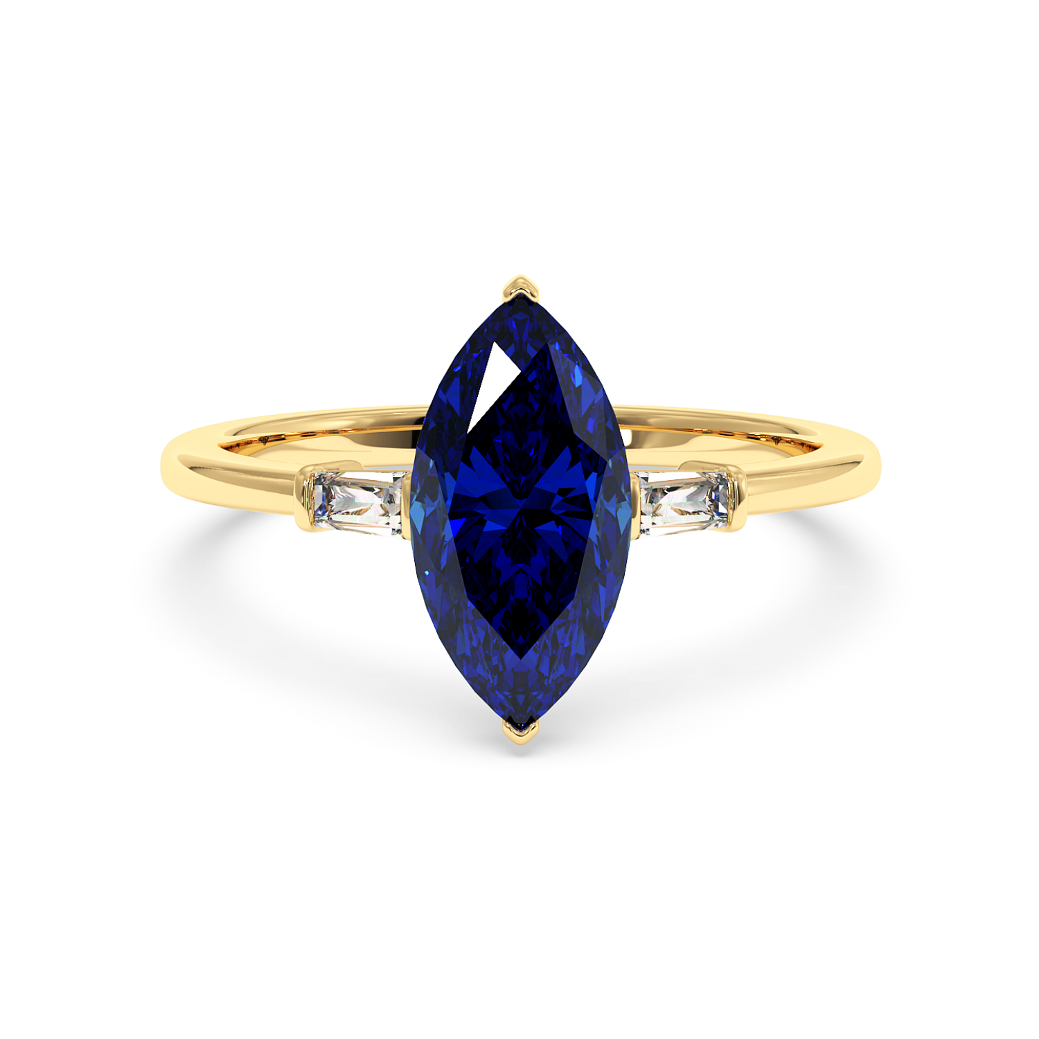 18K Yellow Gold Quinn Engagement Ring