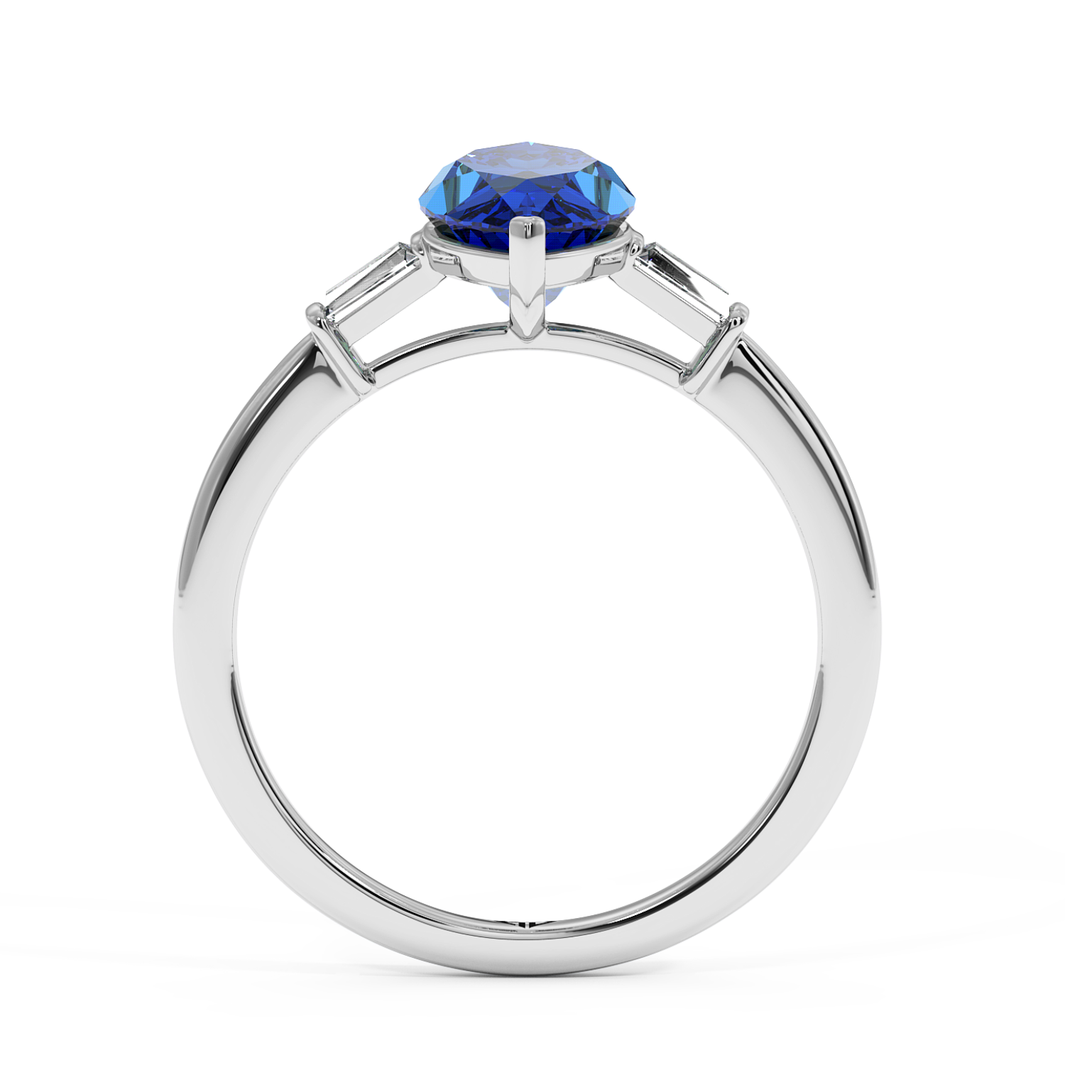 Platinum Quinn Engagement Ring