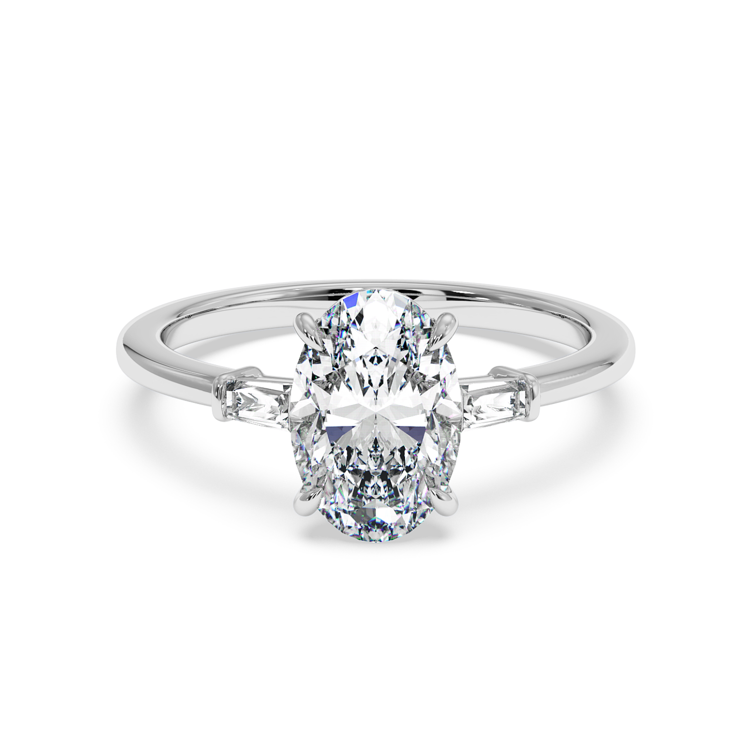 Platinum Quinn Engagement Ring