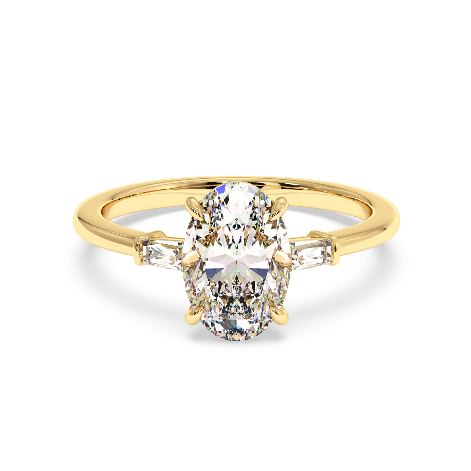 18K Yellow Gold Quinn Engagement Ring
