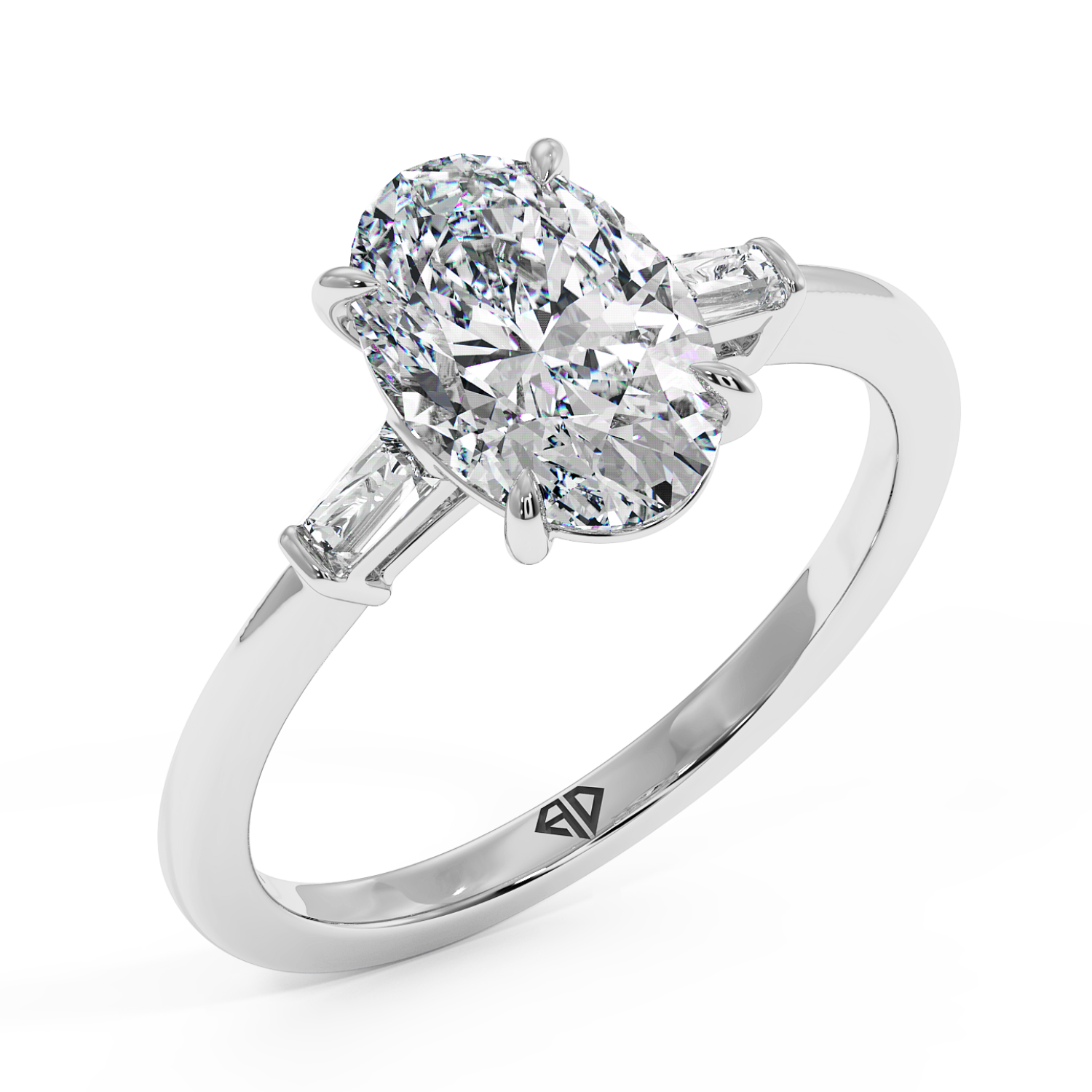 Platinum Quinn Engagement Ring